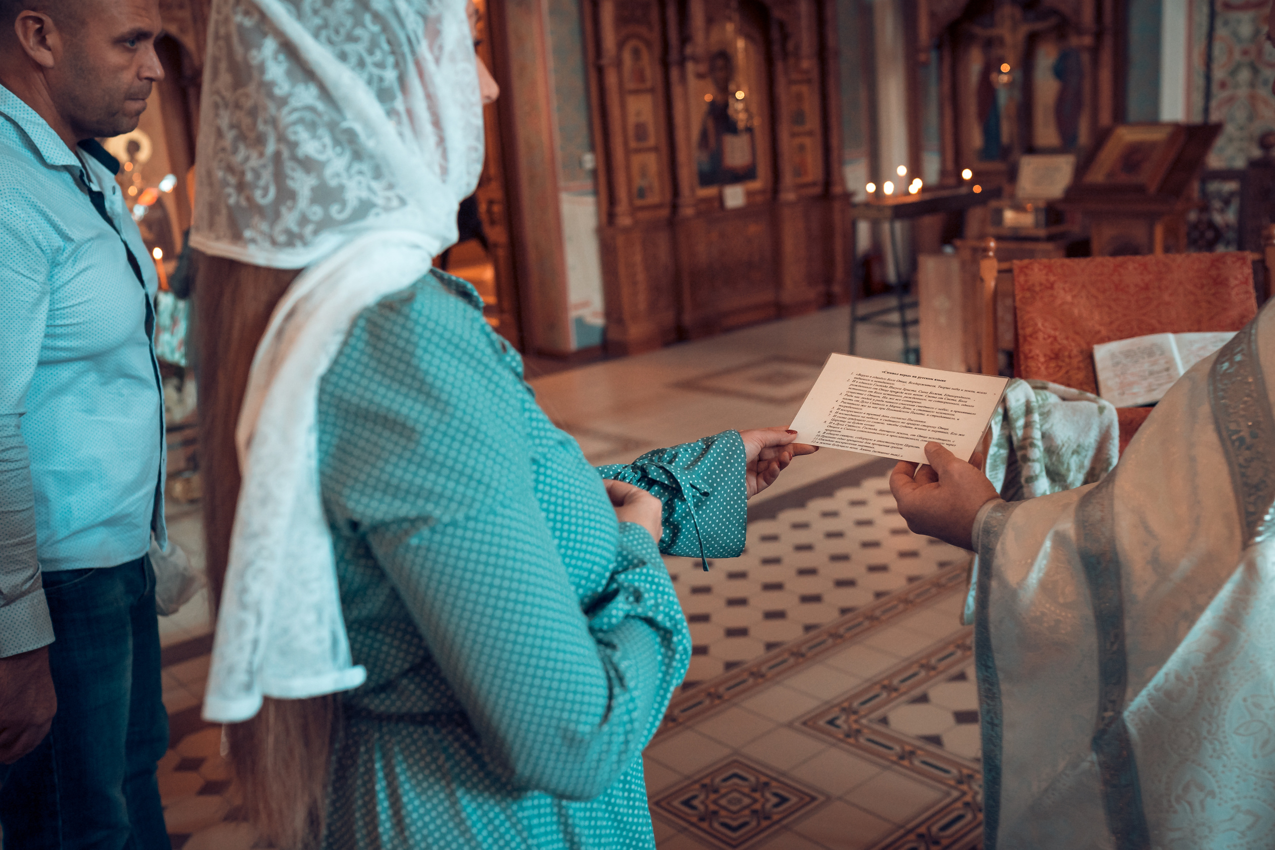 Крещение Оливии Храм Иоанна Предтечи. Фотограф на Крещение и Венчание в Красноярске Рамазанова Юлия