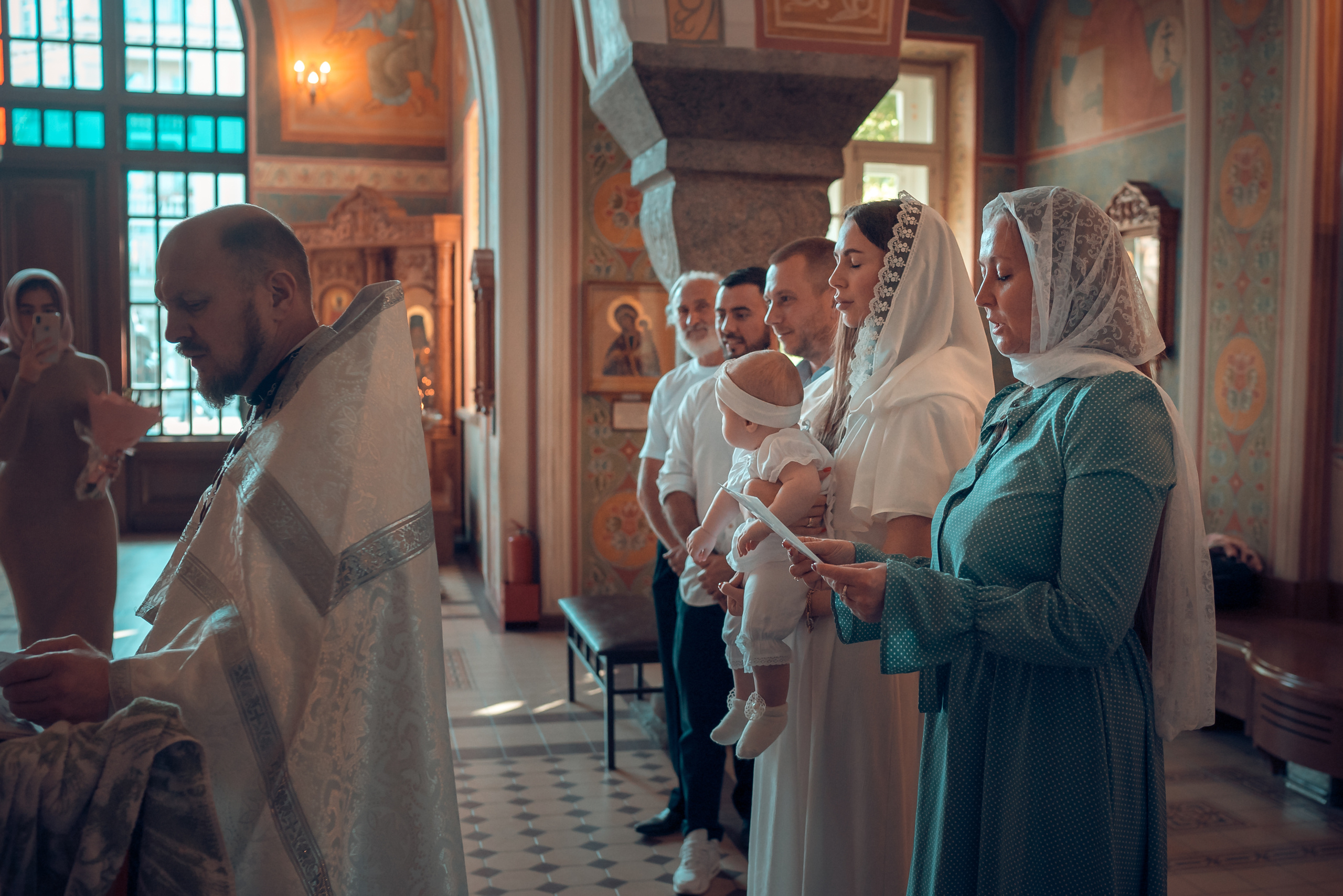 Крещение Оливии Храм Иоанна Предтечи. Фотограф на Крещение и Венчание в Красноярске Рамазанова Юлия