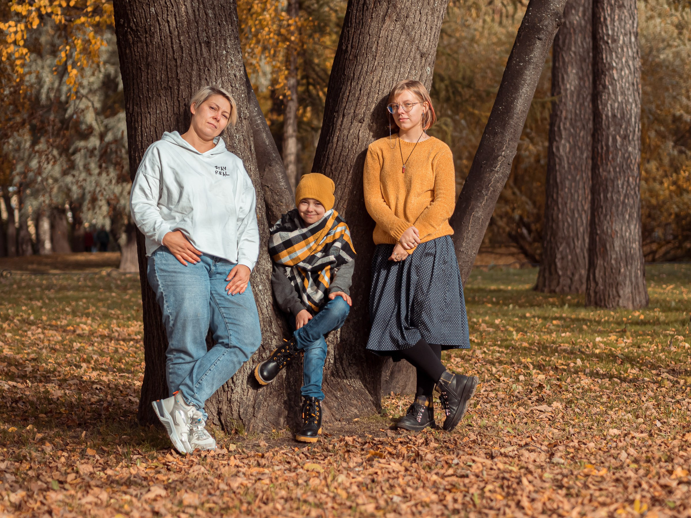 семейные фотографии на природе