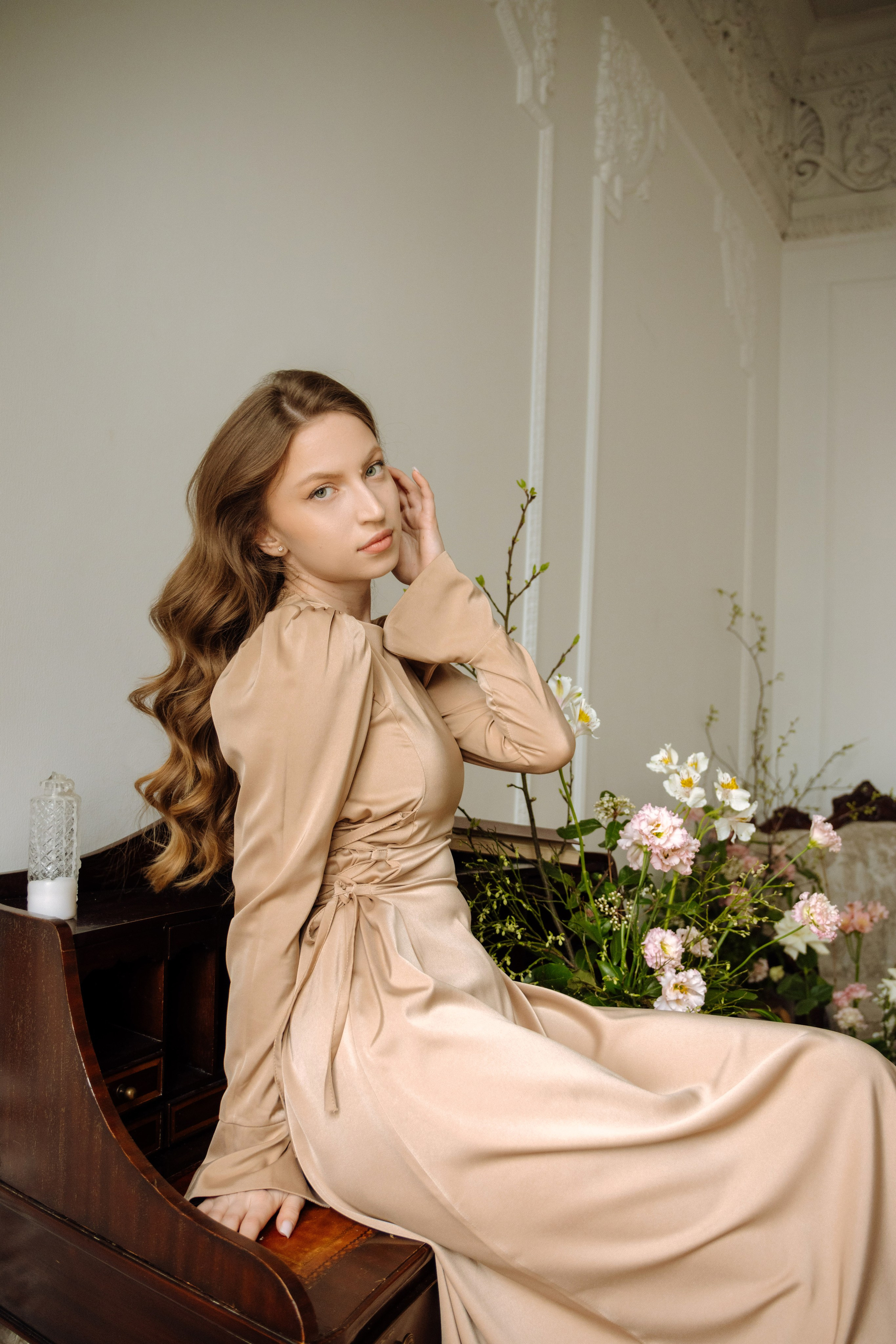 Алина в цветах. Фотограф-ретушер