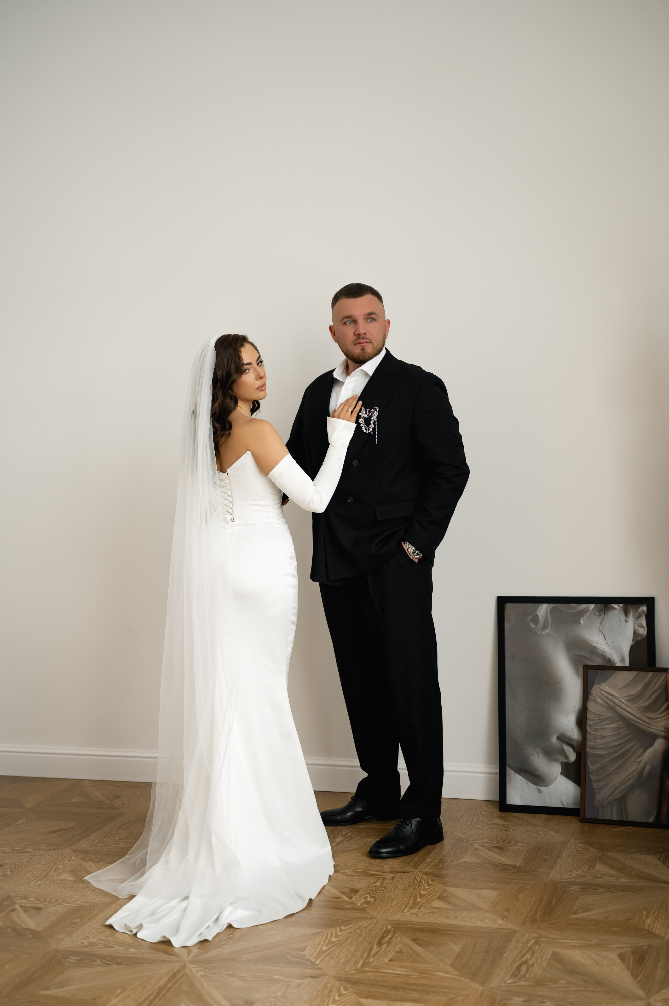 Свадебная фотосессия в студии. Свадебный и семейный фотограф в Краснодаре Алина Мельник