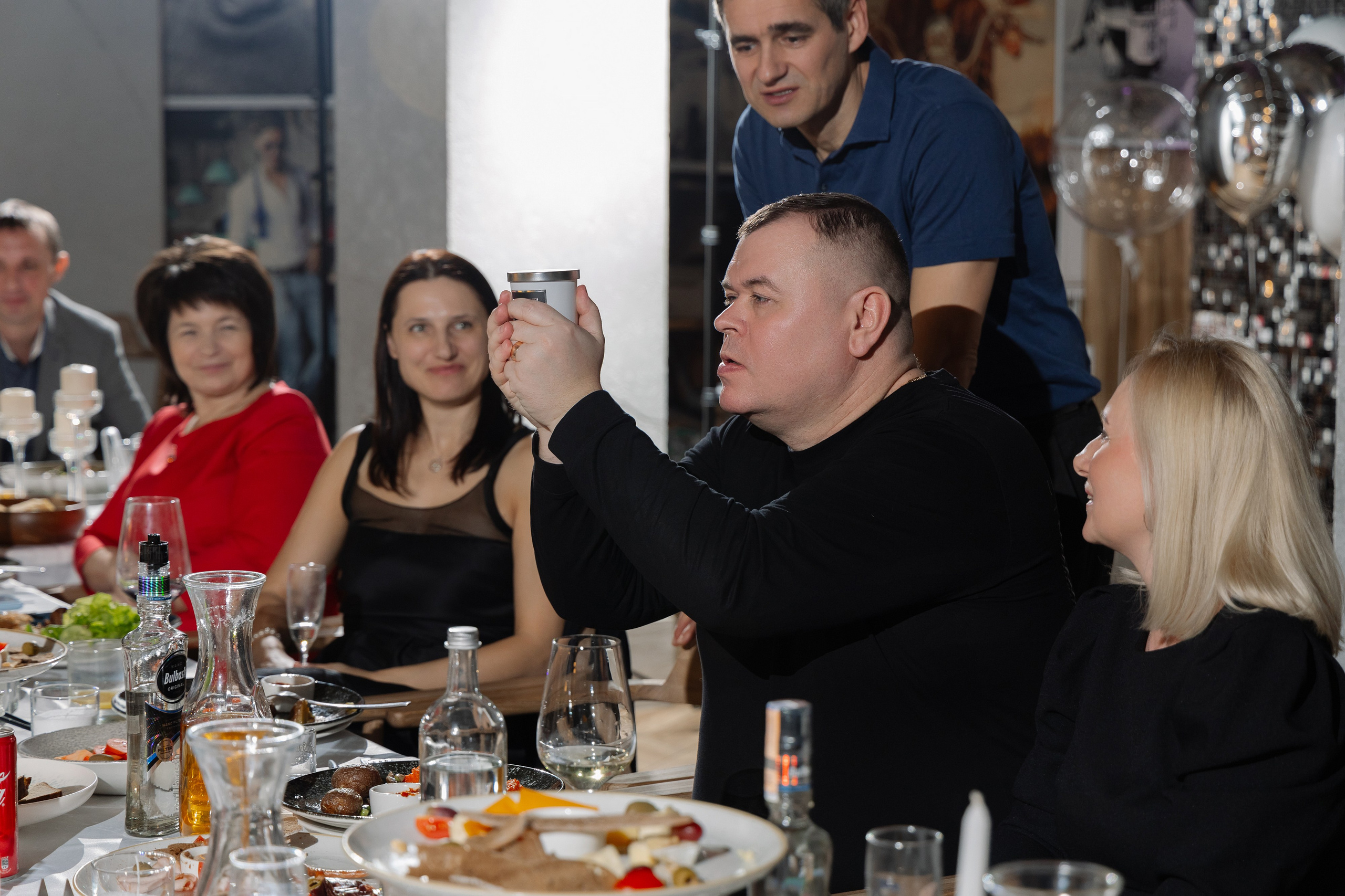 Фотосъемка юбилея в ресторане «Березка» в Минске. Свадебный фотограф в Минске/Беларуси Сергей Спиридонов