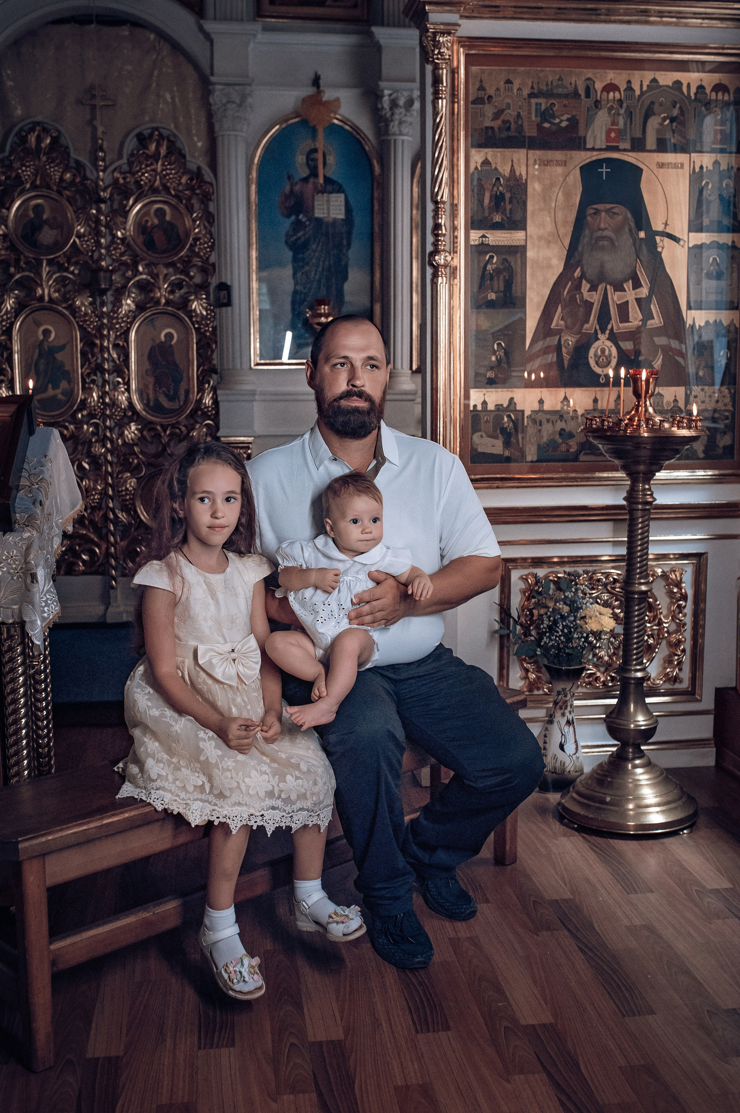 Съемка таинства крещения в храме Николая Чудотворца Красноярск. Фотографы крещения/венчания  Красноярск Татьяна и Вячеслав Переваловы