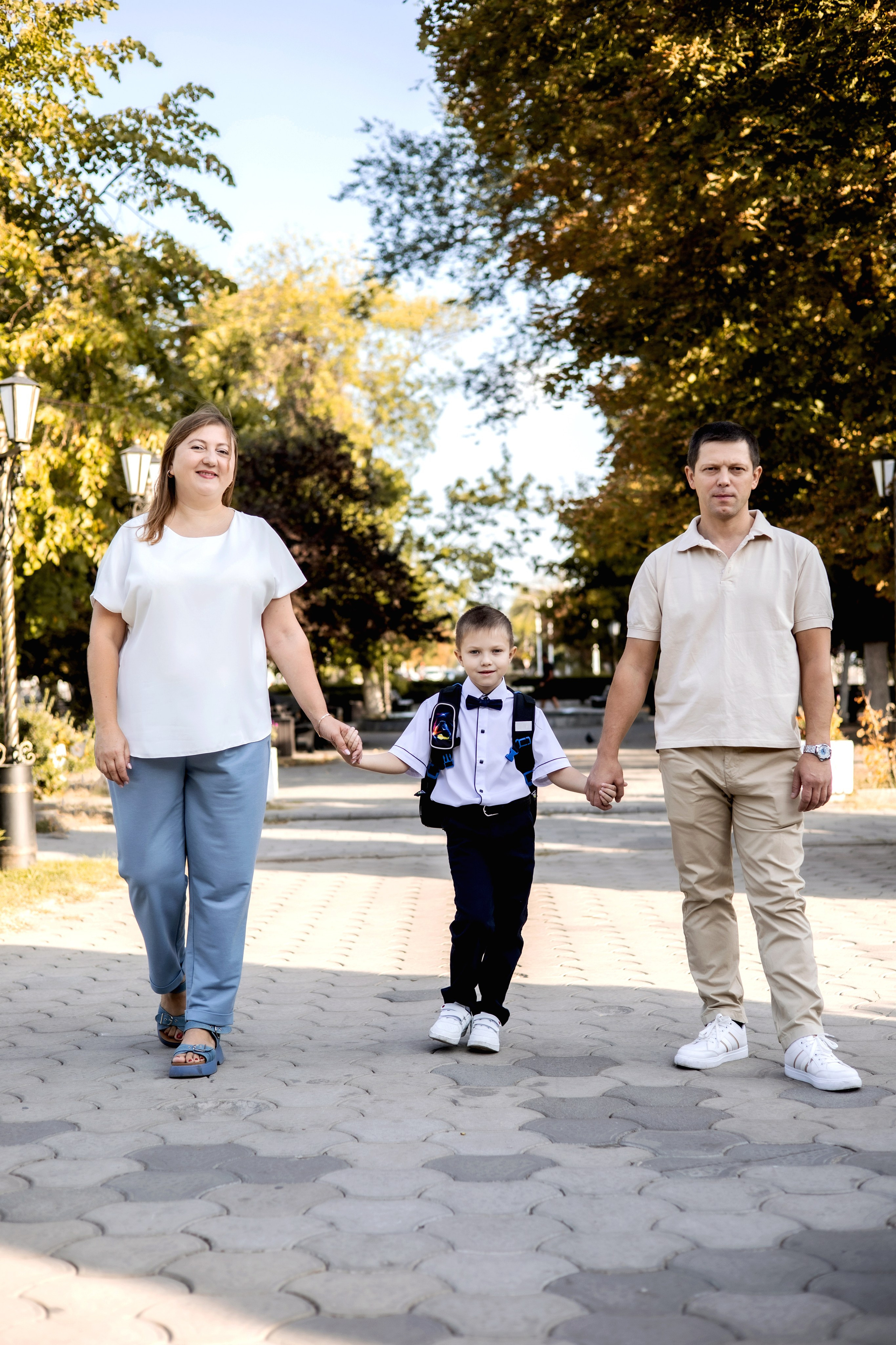 Первый раз в первый класс. Фотограф Надежда Лукьянова