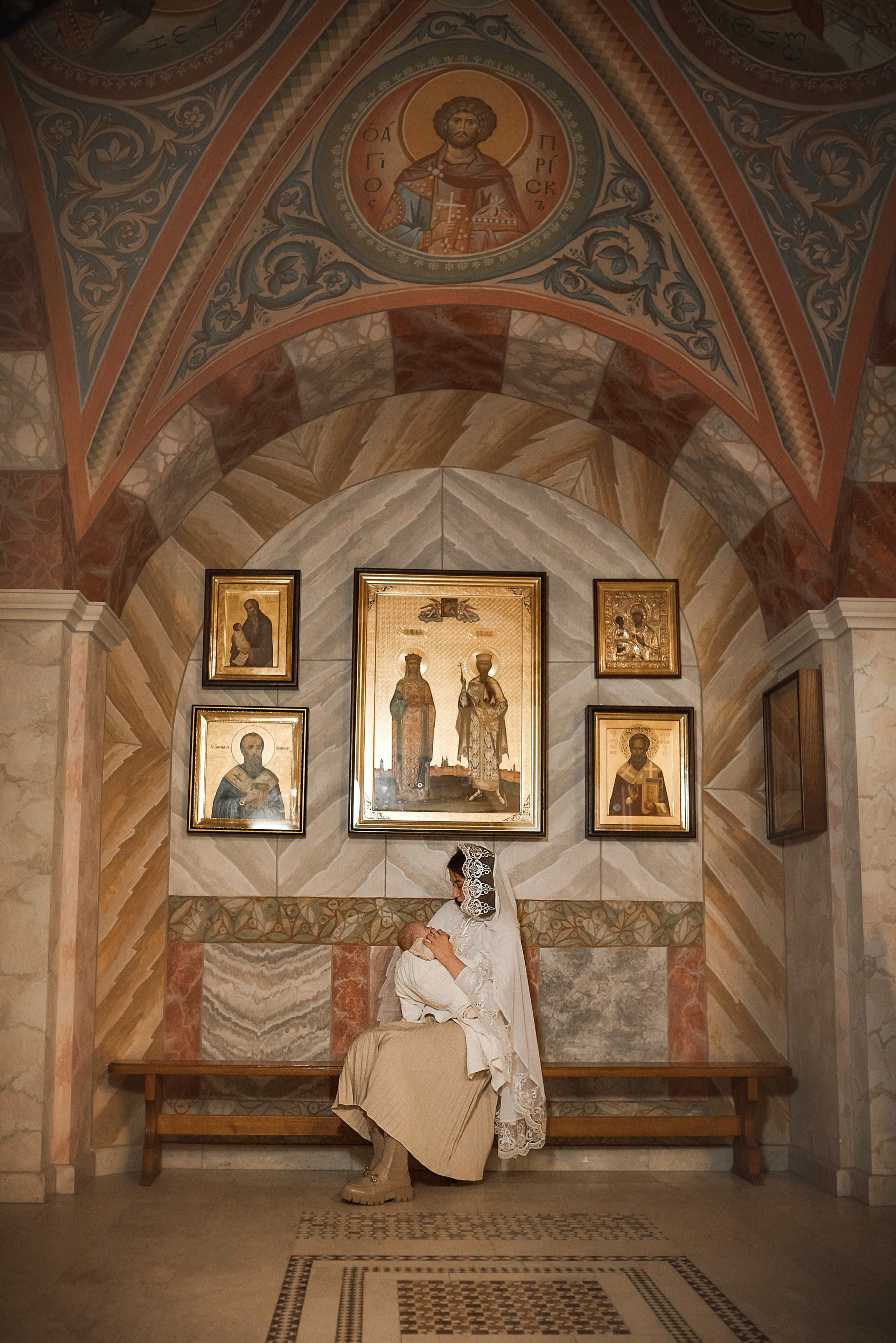 Крещение Майи Храм 40 Севастийских мученков. Семейный фотограф в Ростове-на-Дону Татьяна Литвинова