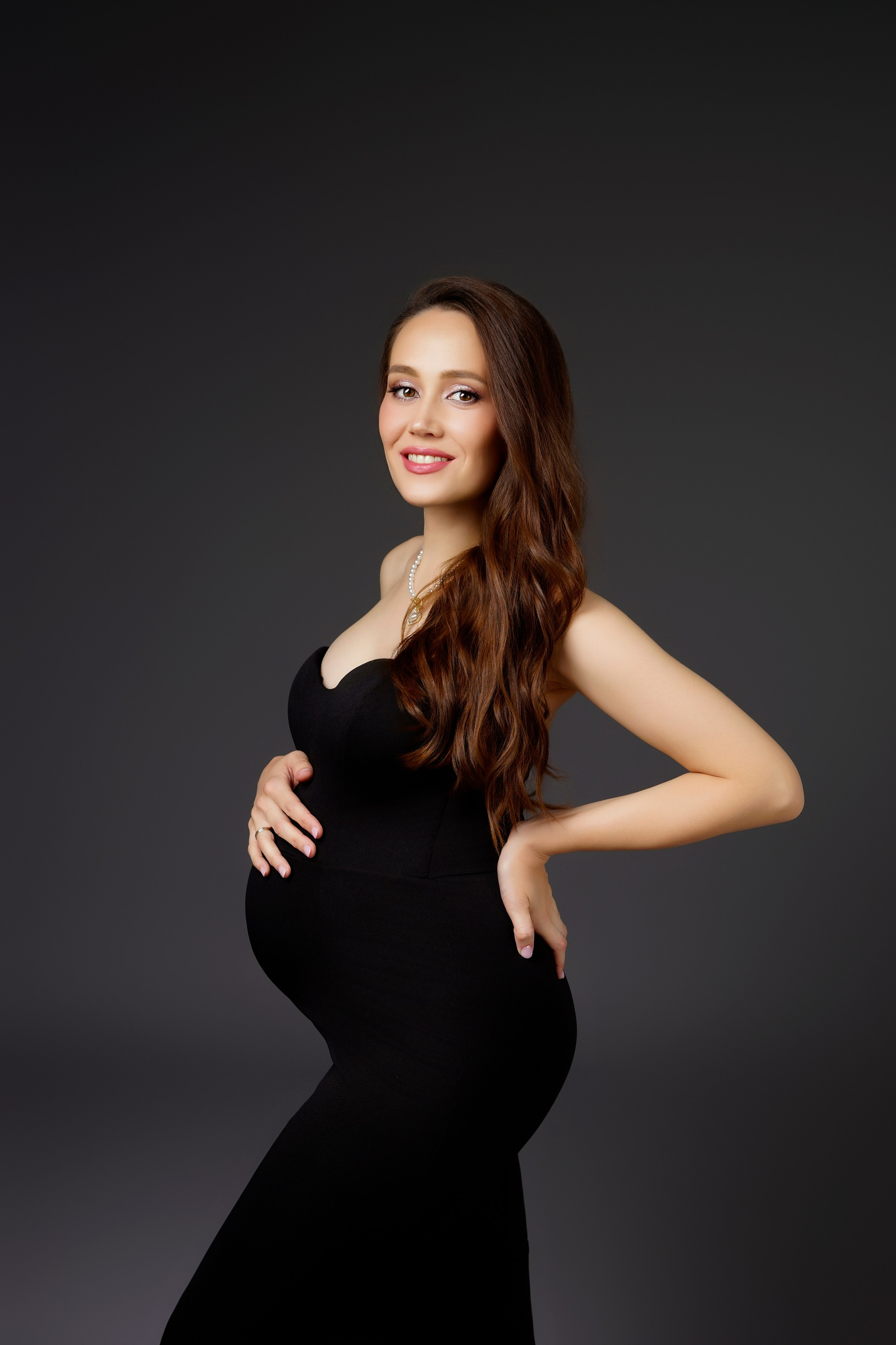 Съёмка беременности в моей фотостудии «НЕБО». Женский фотограф в Химках Алёна Ленёва