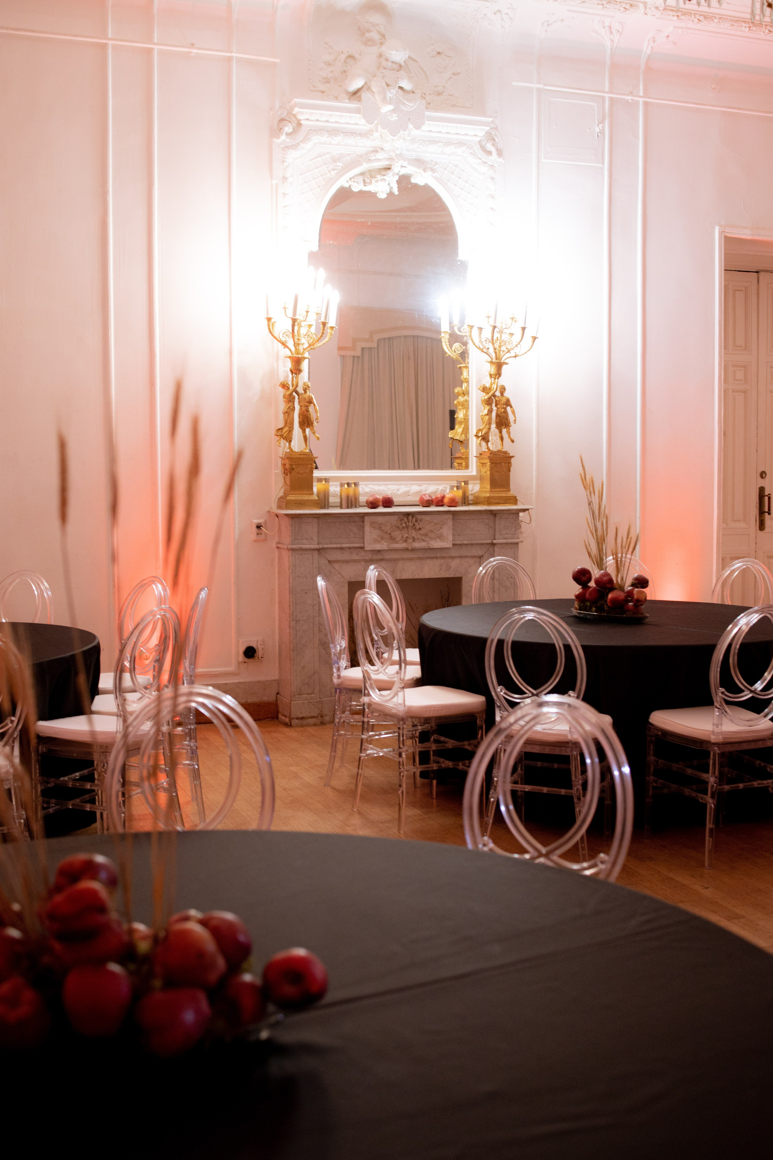 Новогодний корпоратив в фольклорном стиле. Особняк Лемана. Оформление свадеб, декор свадеб Вера Маркова, Москва