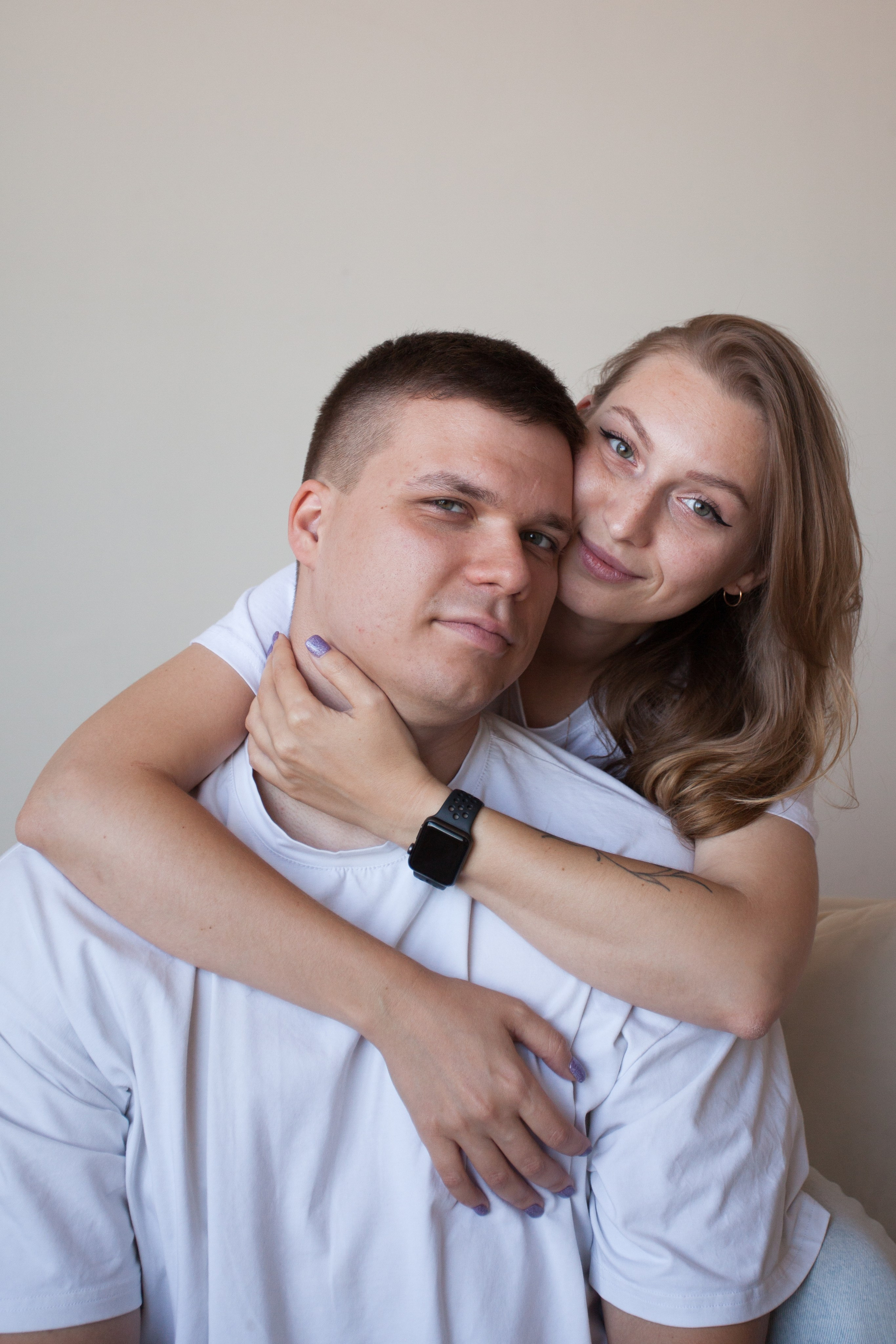 Женя и Кристина минимализм. Семейный и детский фотограф в Краснодаре Брусилова Марина