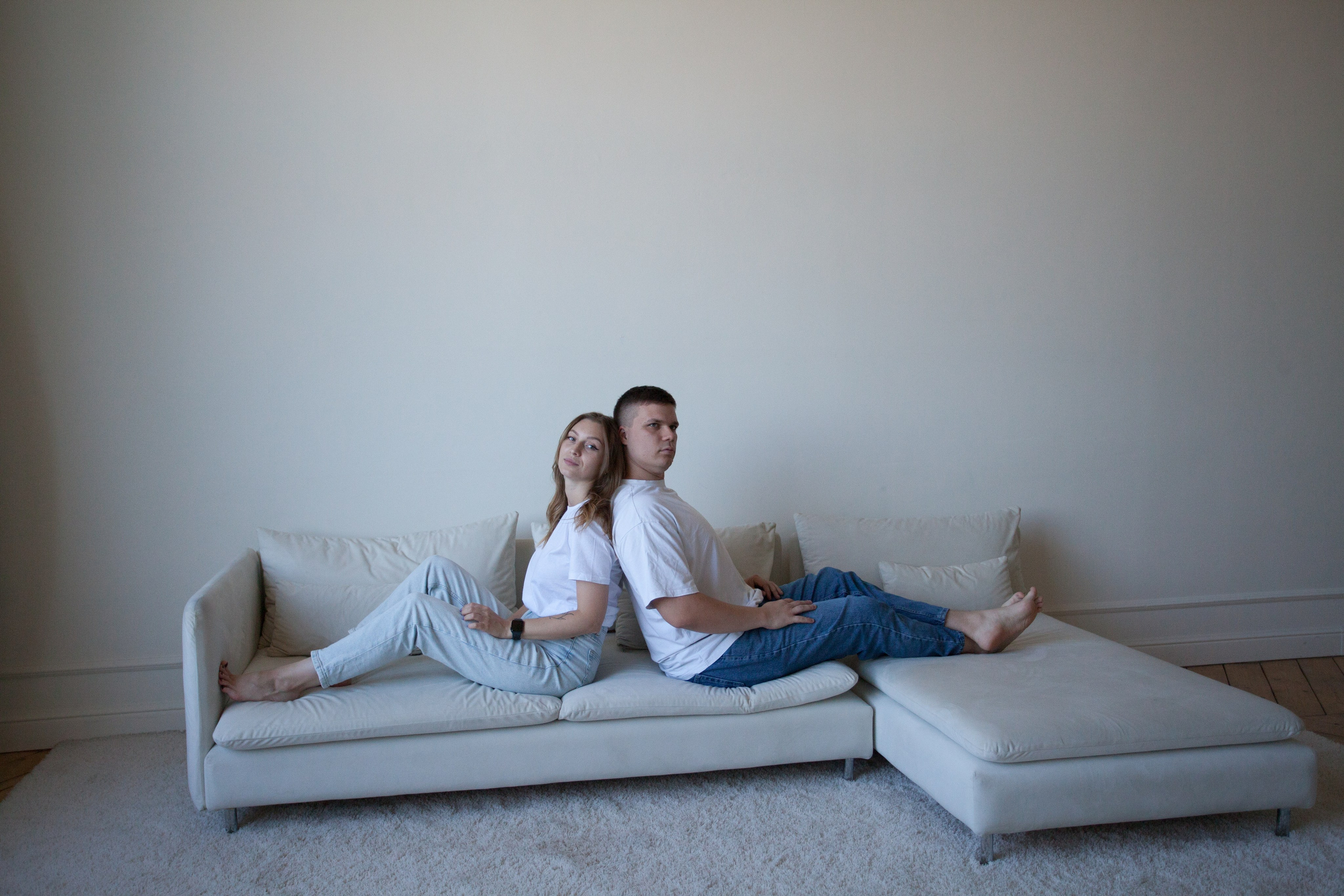 Женя и Кристина минимализм. Семейный и детский фотограф в Краснодаре Брусилова Марина