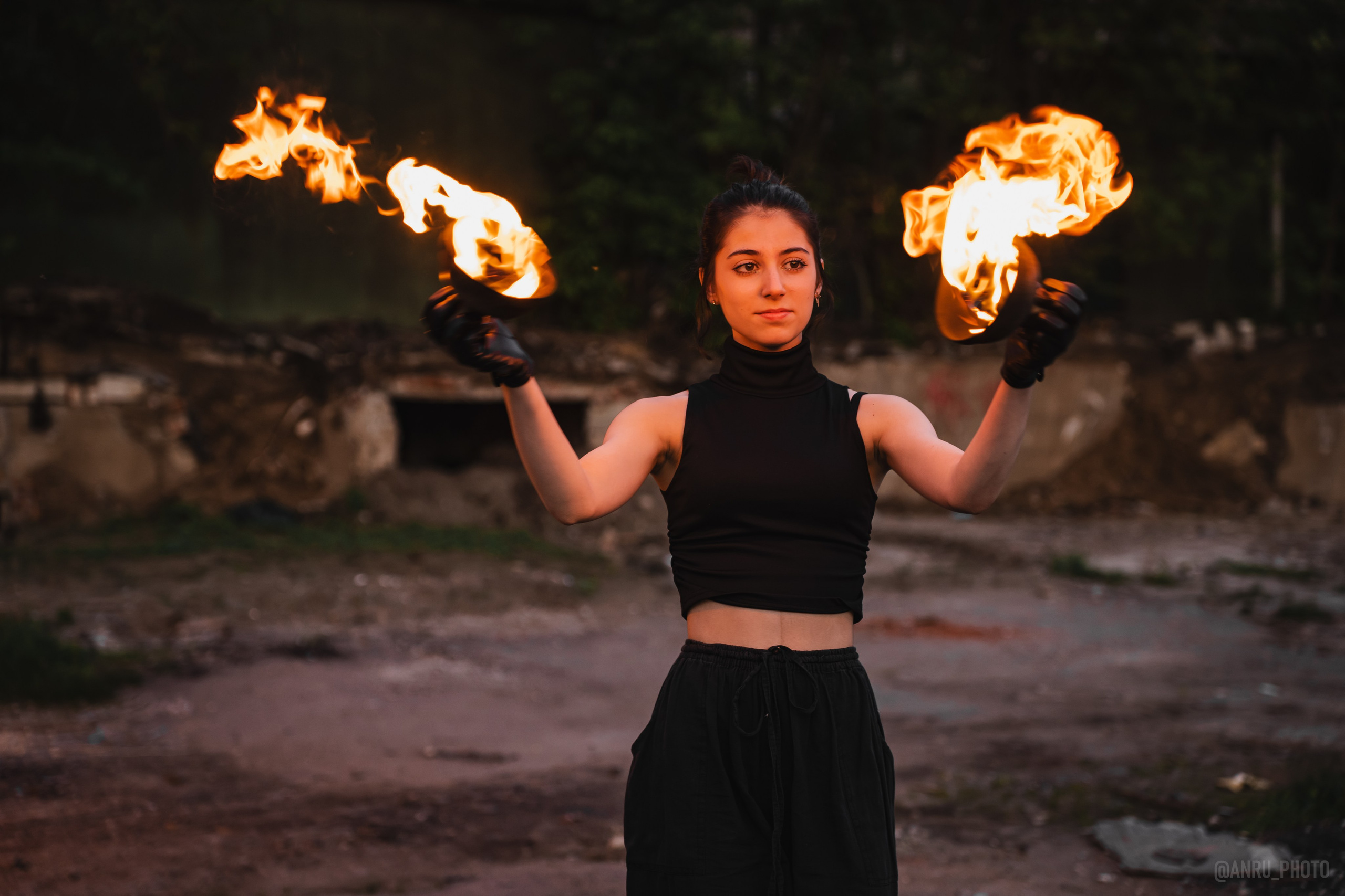 Огненная тренировка. Репортажный фотограф Анастасия Рубцова