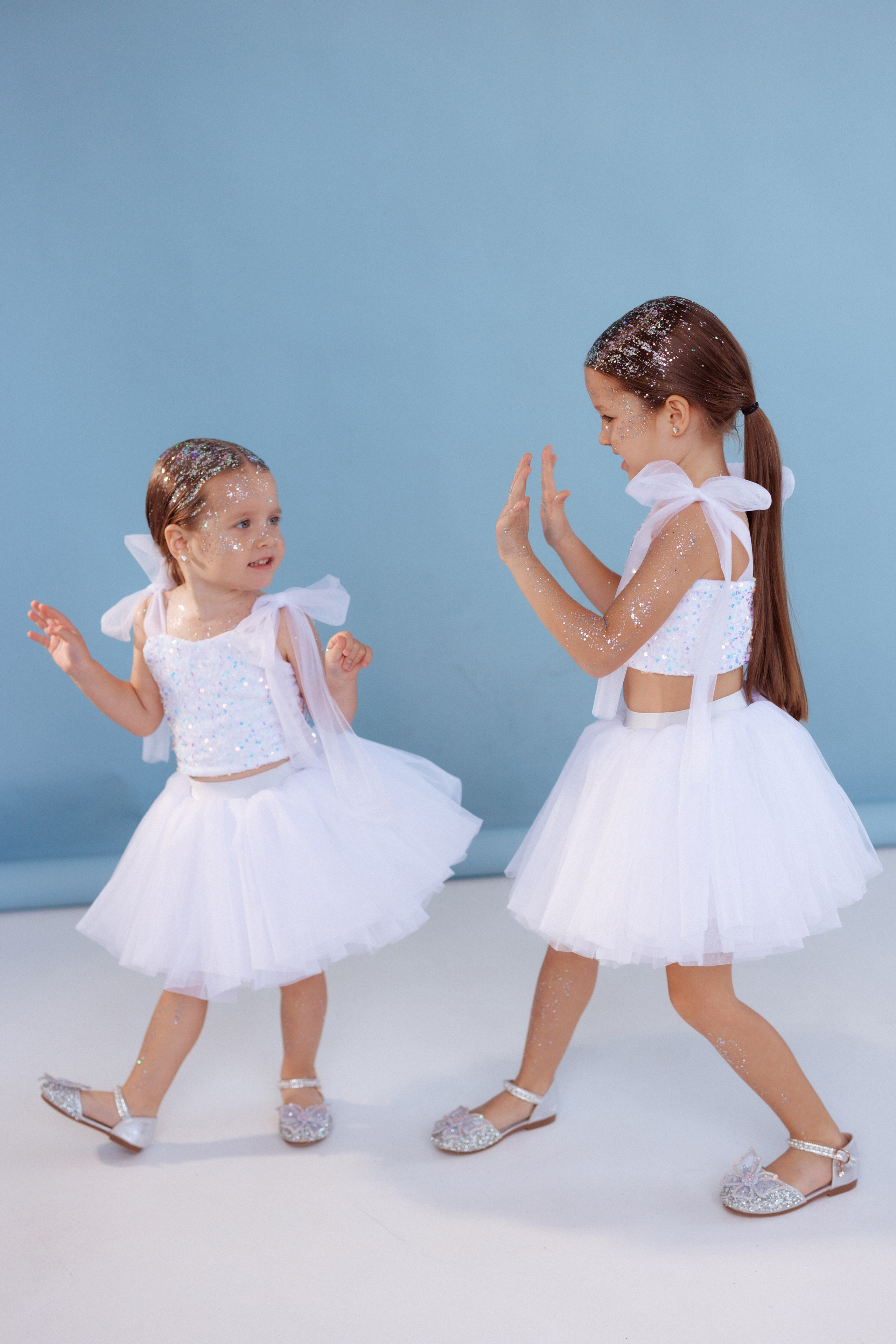 Детская фотосессия с блёстками на теле и лице. Семейный и детский фотограф в Краснодаре Анна Трашкова