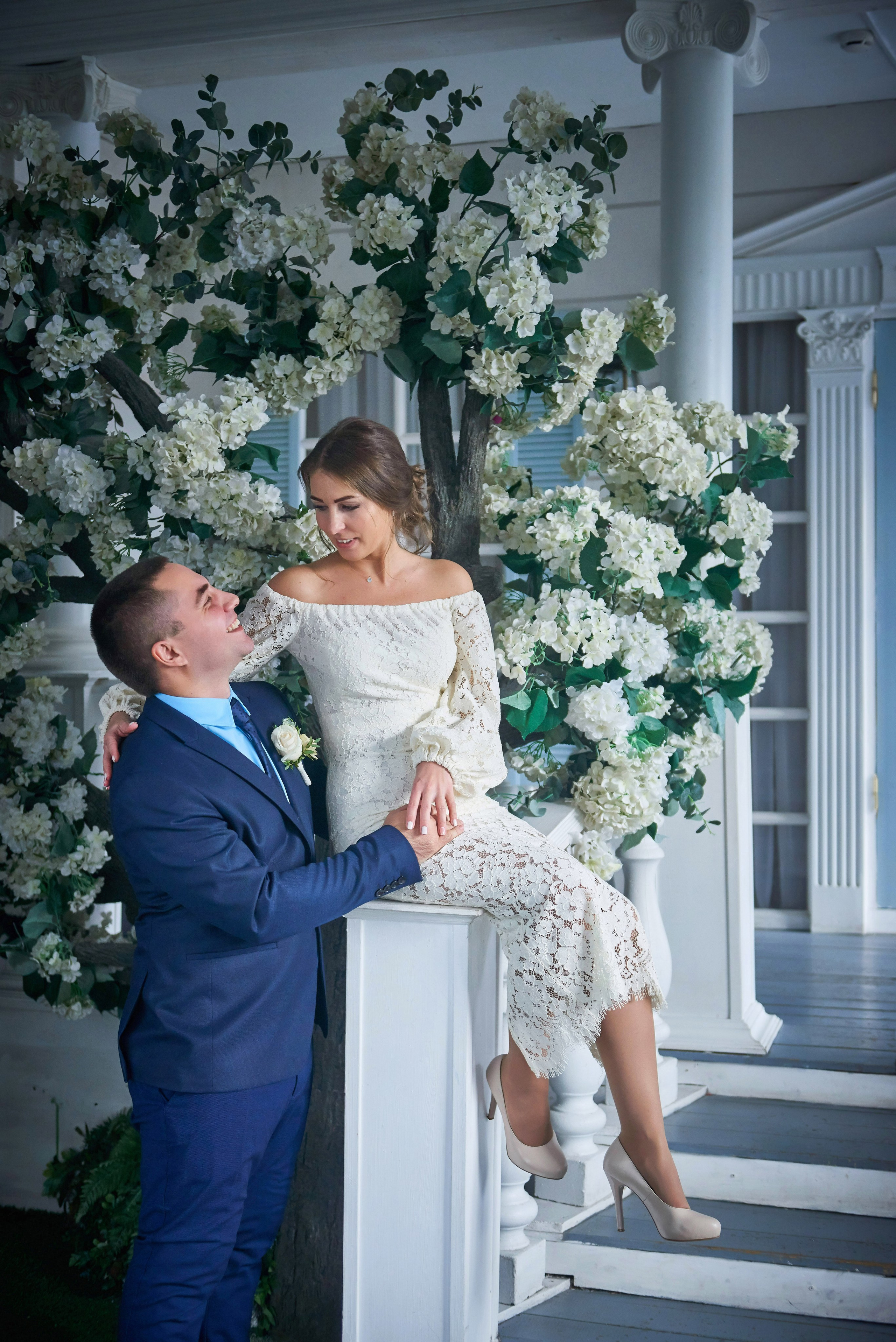 Свадебная фотосессия в студии. Портретный, семейный и свадебный фотограф в Санкт-Петербурге и в Пушкине Ширяев Денис