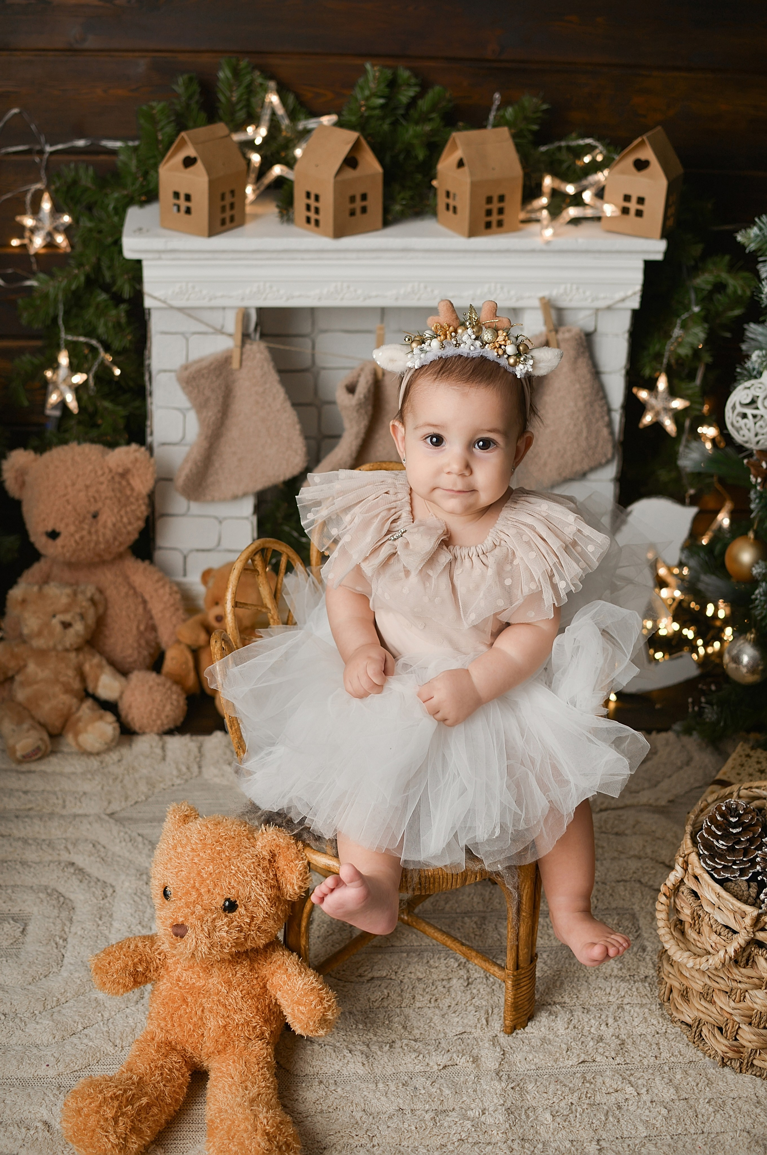 Новогодняя семейная фотосессия в Краснодаре 2023-2024. Фотограф новорожденных Краснодар Малышенко Надежда