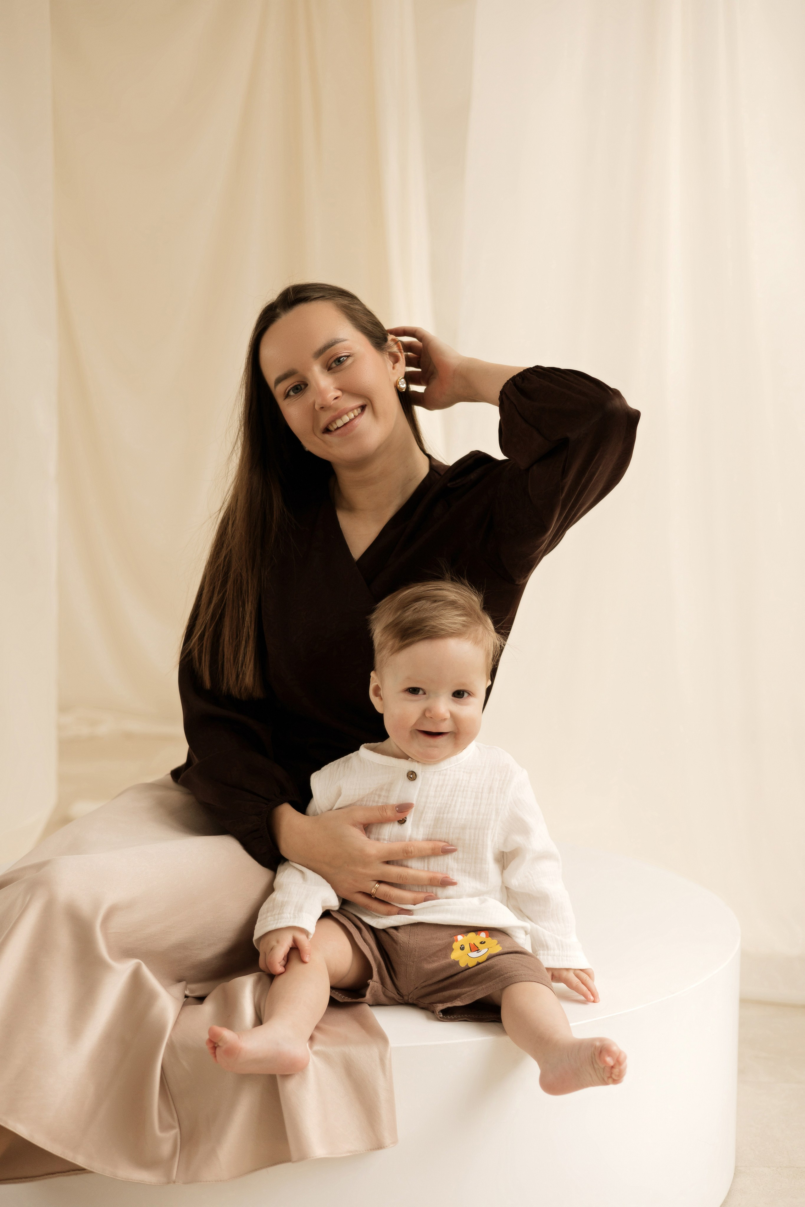 Арсений с мамой и папой. Фотограф в Кемерово Миллер Анна