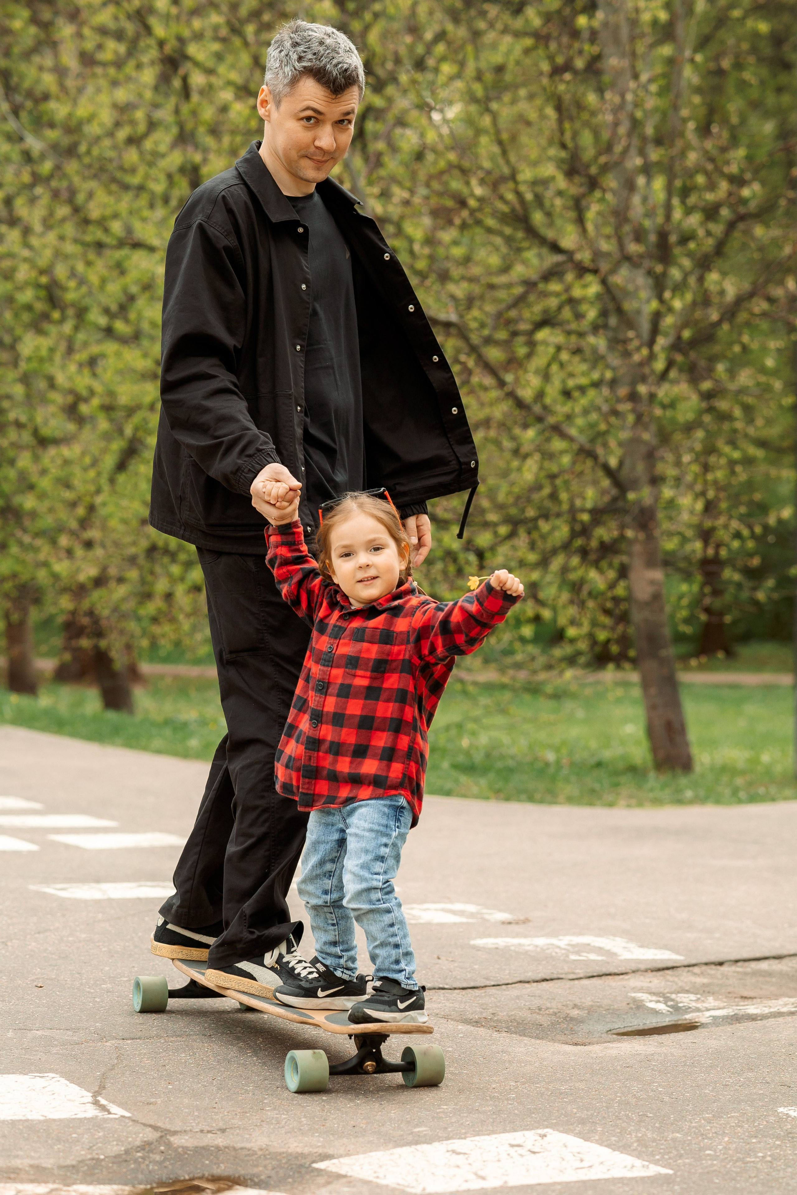 Прогулка в парке Москвы