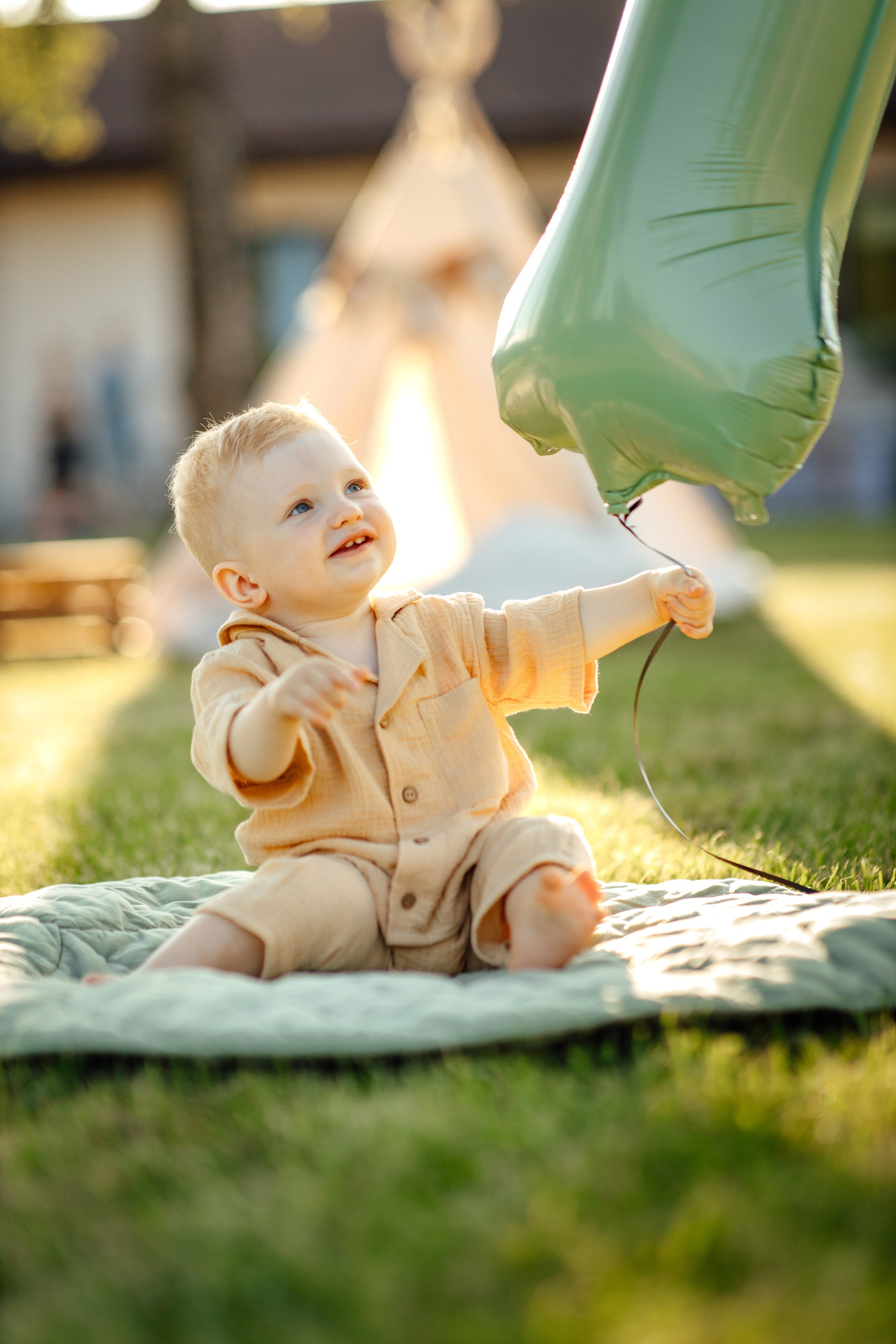 Максику 1 годик, отмечаем дома