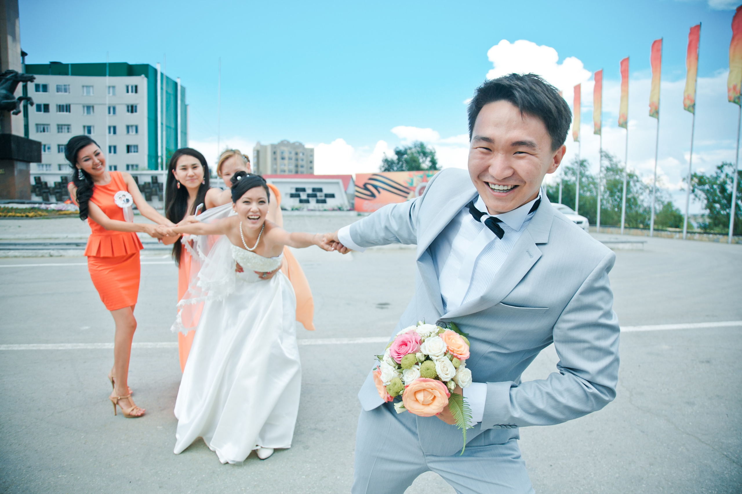 Летнее свадебное фото. Фотограф Надежда Куин, Якутск