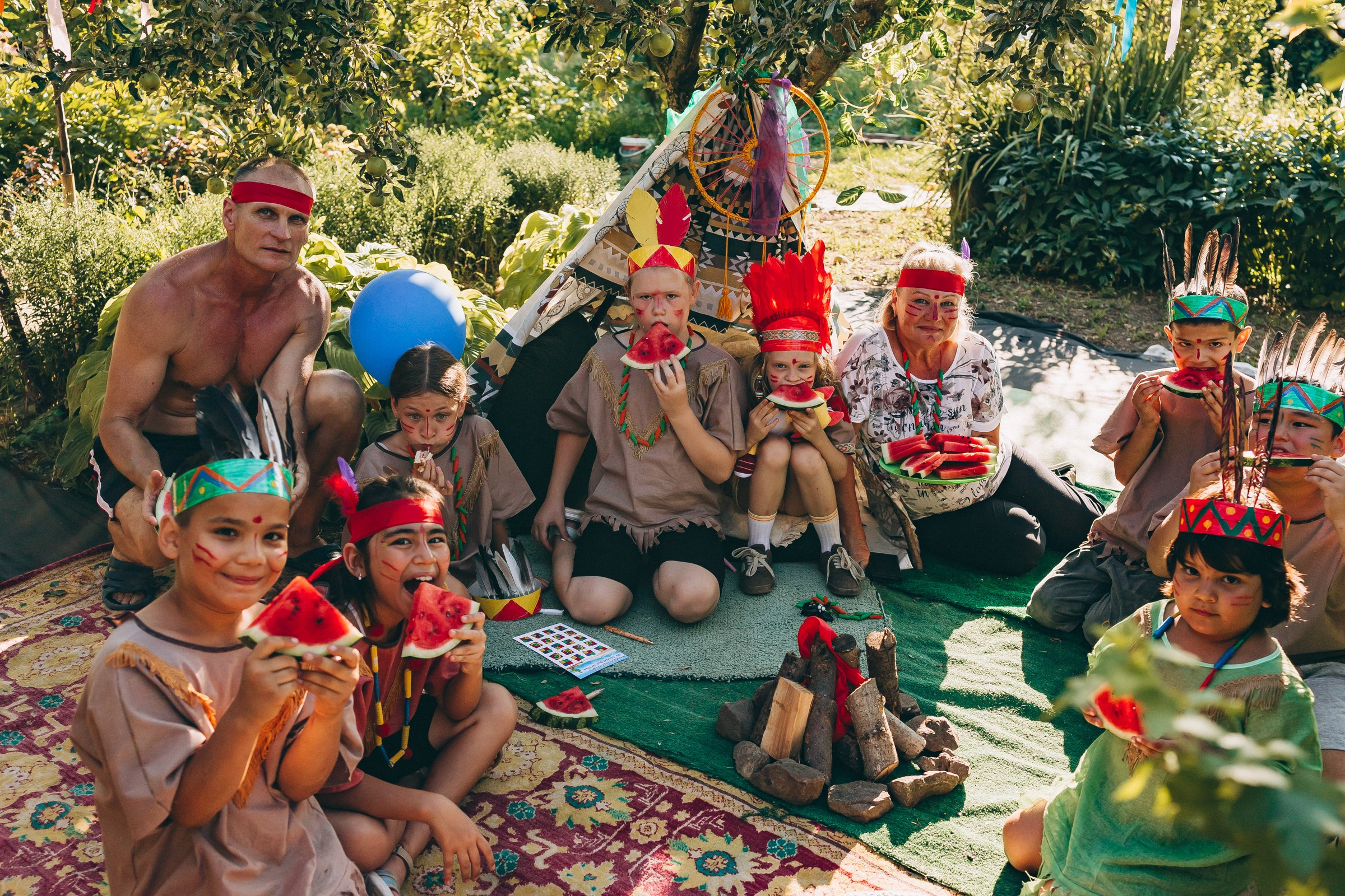 «Индейцы». Семейный фотограф в Волгодонске Краченцева Анна