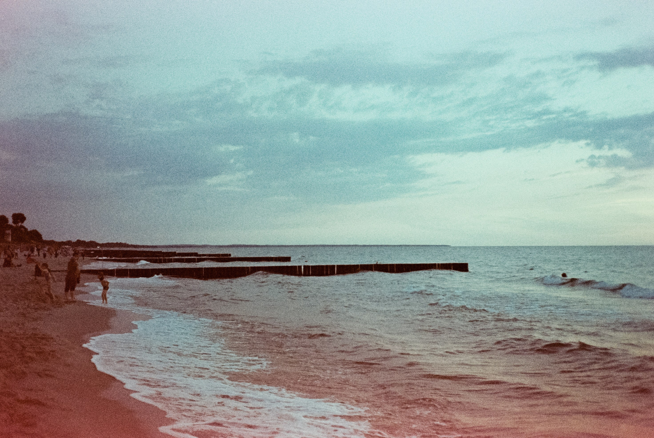 Зеленоградск. Закат на пляже. Фотограф-документалист Мария Осокина