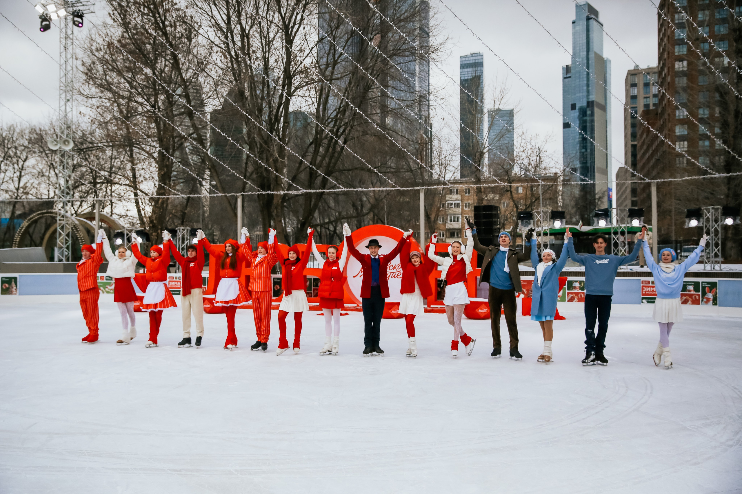 Ледовое шоу Сити каток Московское Чаепитие. Фотограф и видеограф Анна Домашенко