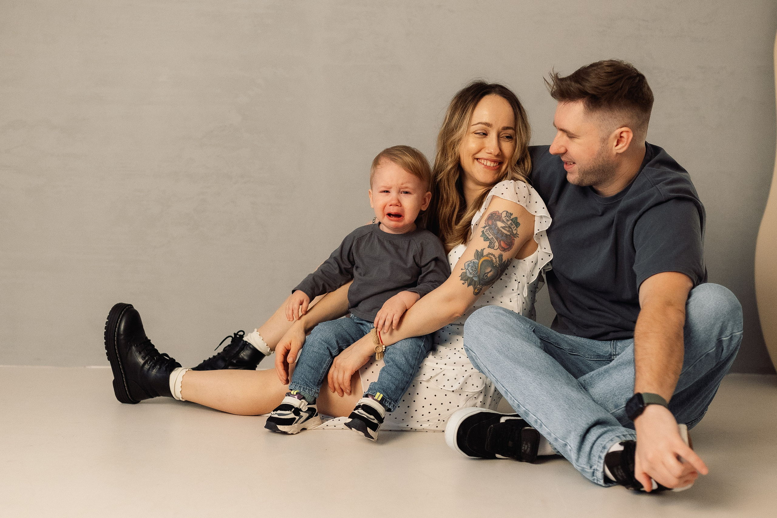 Годовасие с мамой и папой. Семейный и детский фотограф в Щелково Алена Дробот