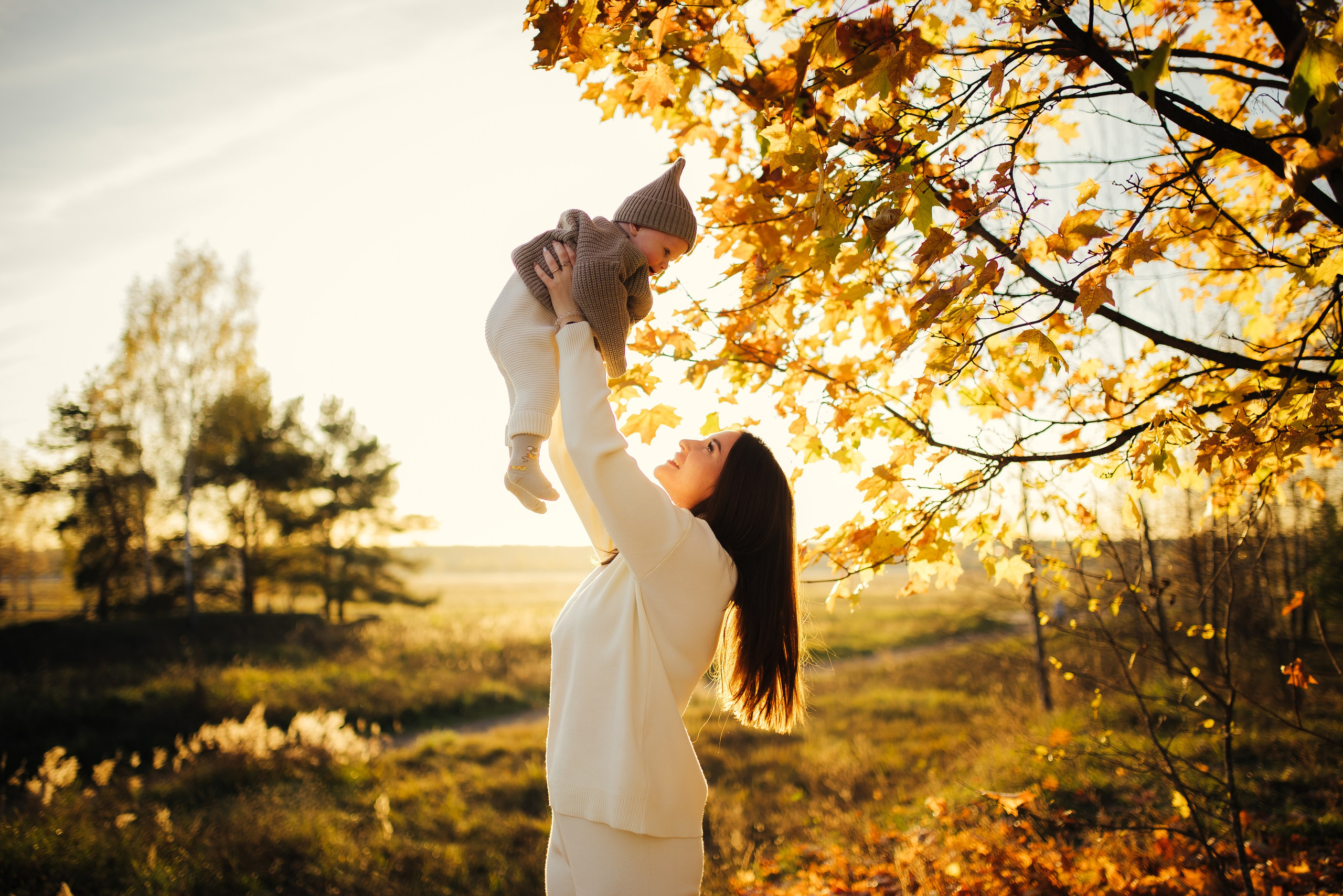 Мамочки осенью. Семейный и детский фотограф в Щелково Алена Дробот