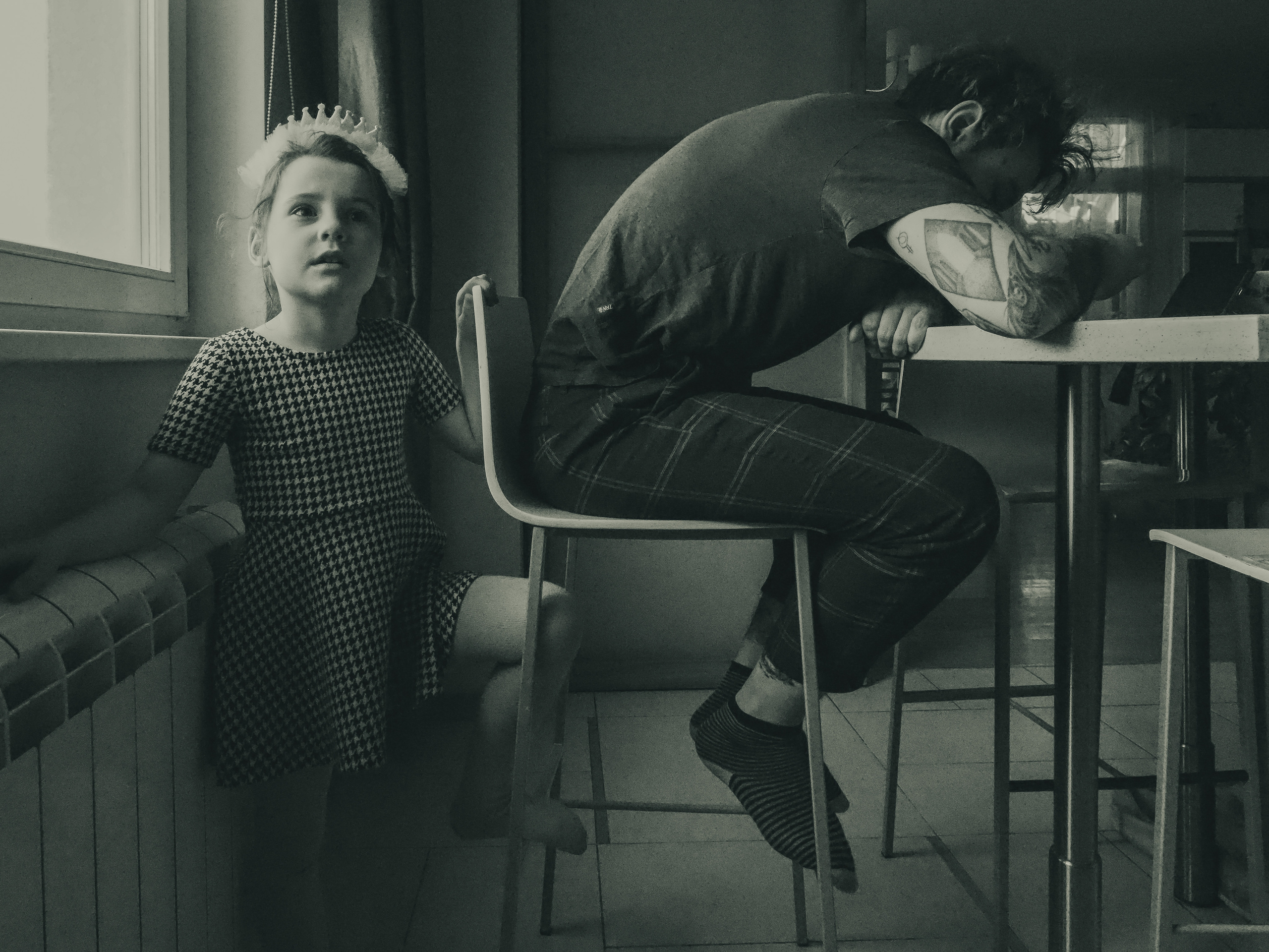 Black and white look. Фотограф