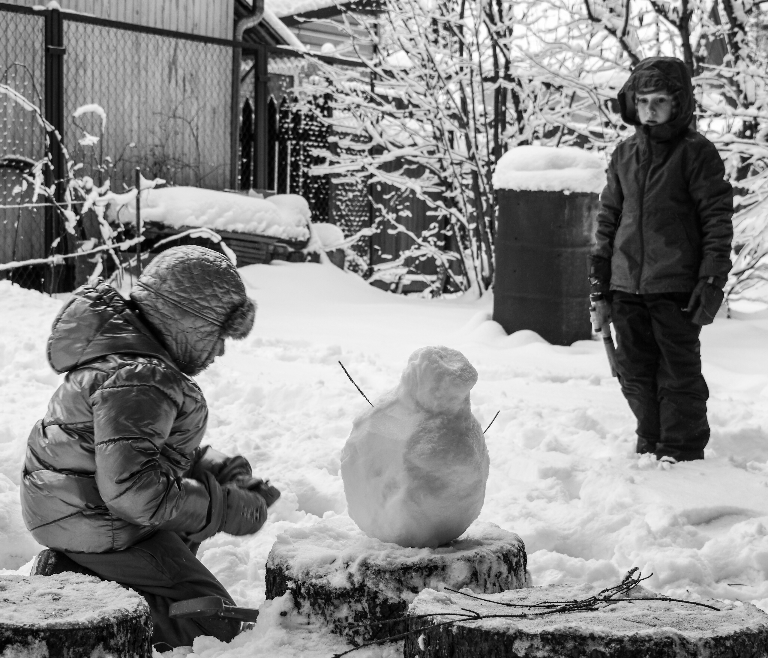 Black and white look. Фотограф