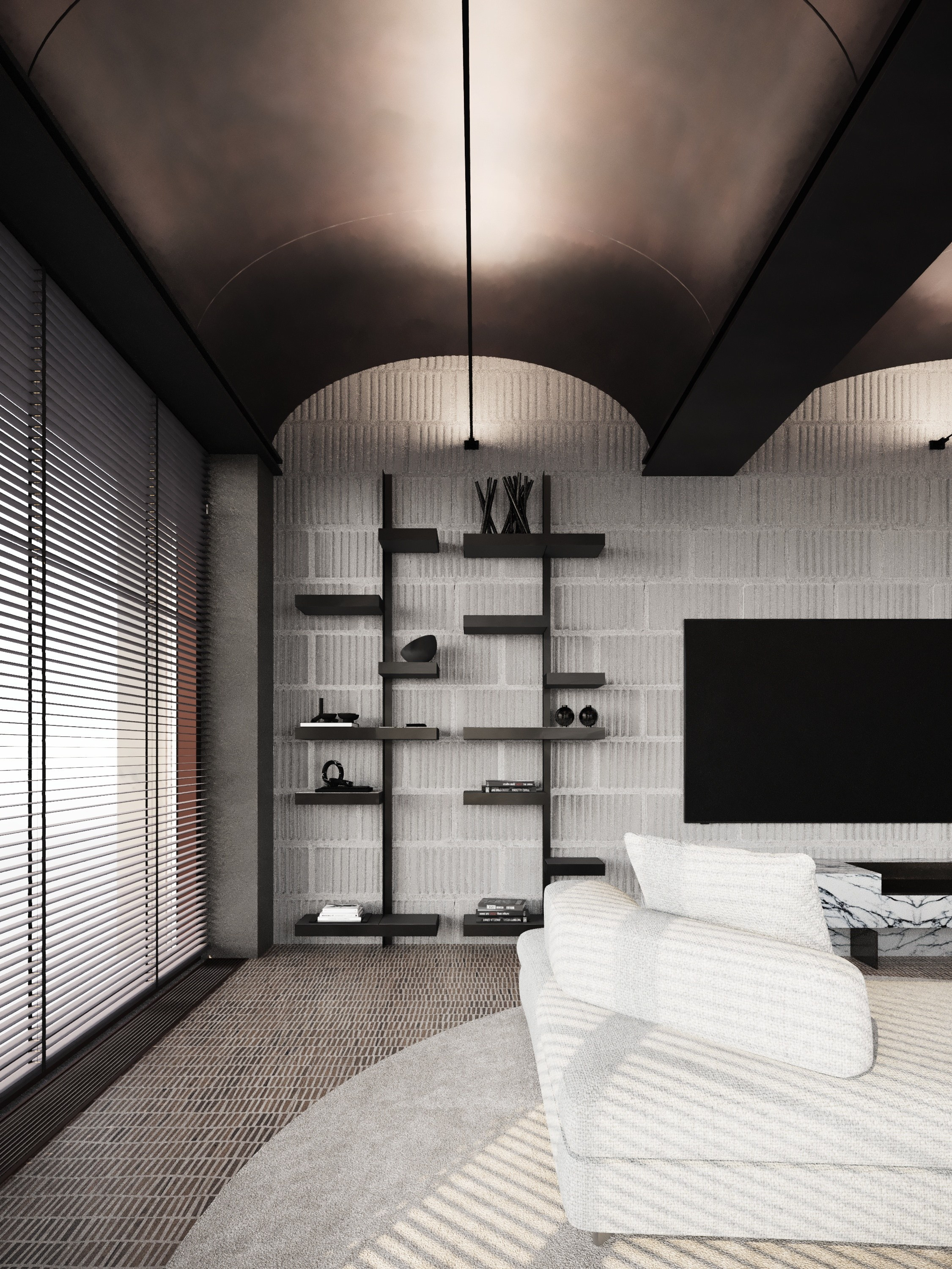 Апартаменты Grand Loft. Архитектурные интерьеры