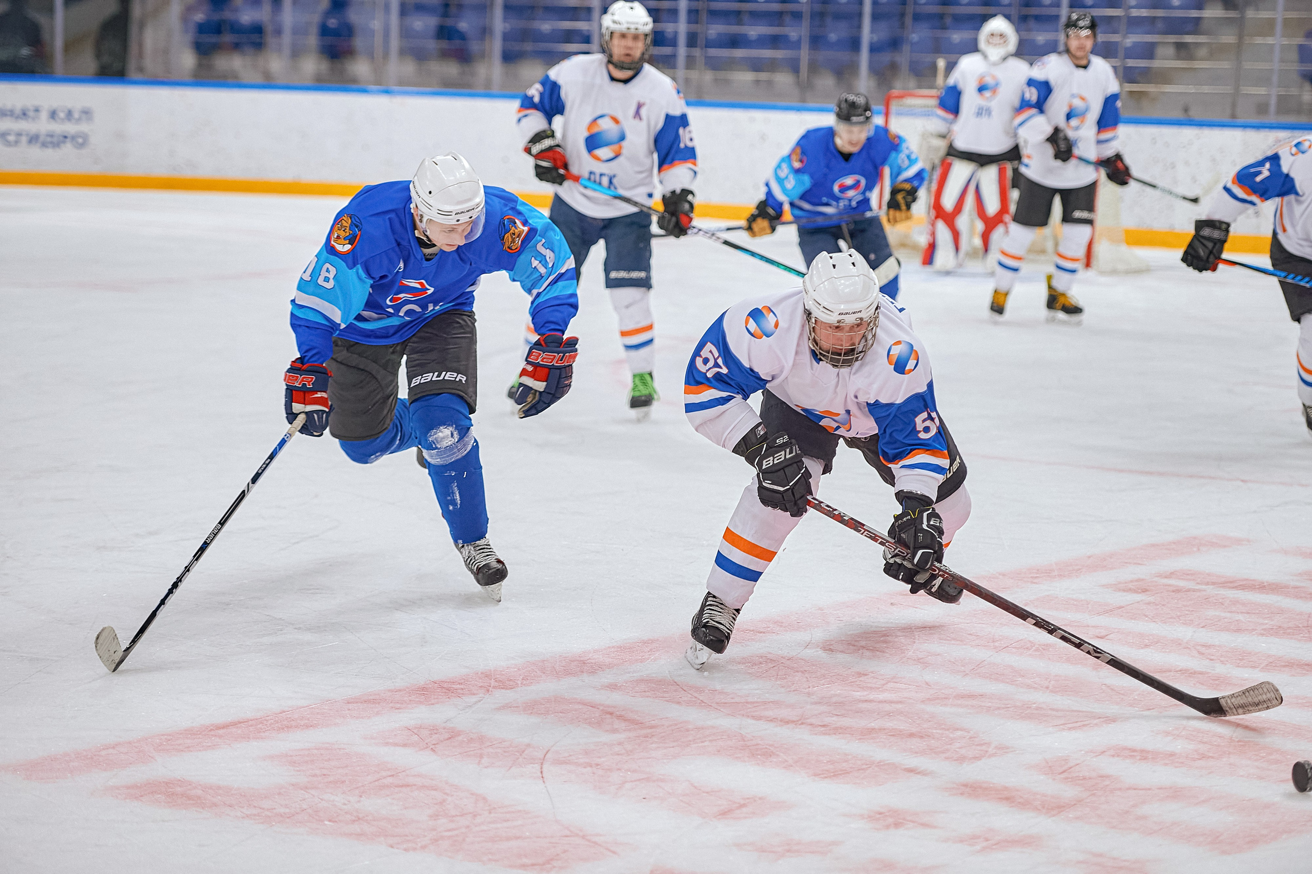 Портфолио репортажной фотосъёмки: Кристалл арена — Хоккей — РусГидро. Фотограф Яковлев Роман — Красноярск