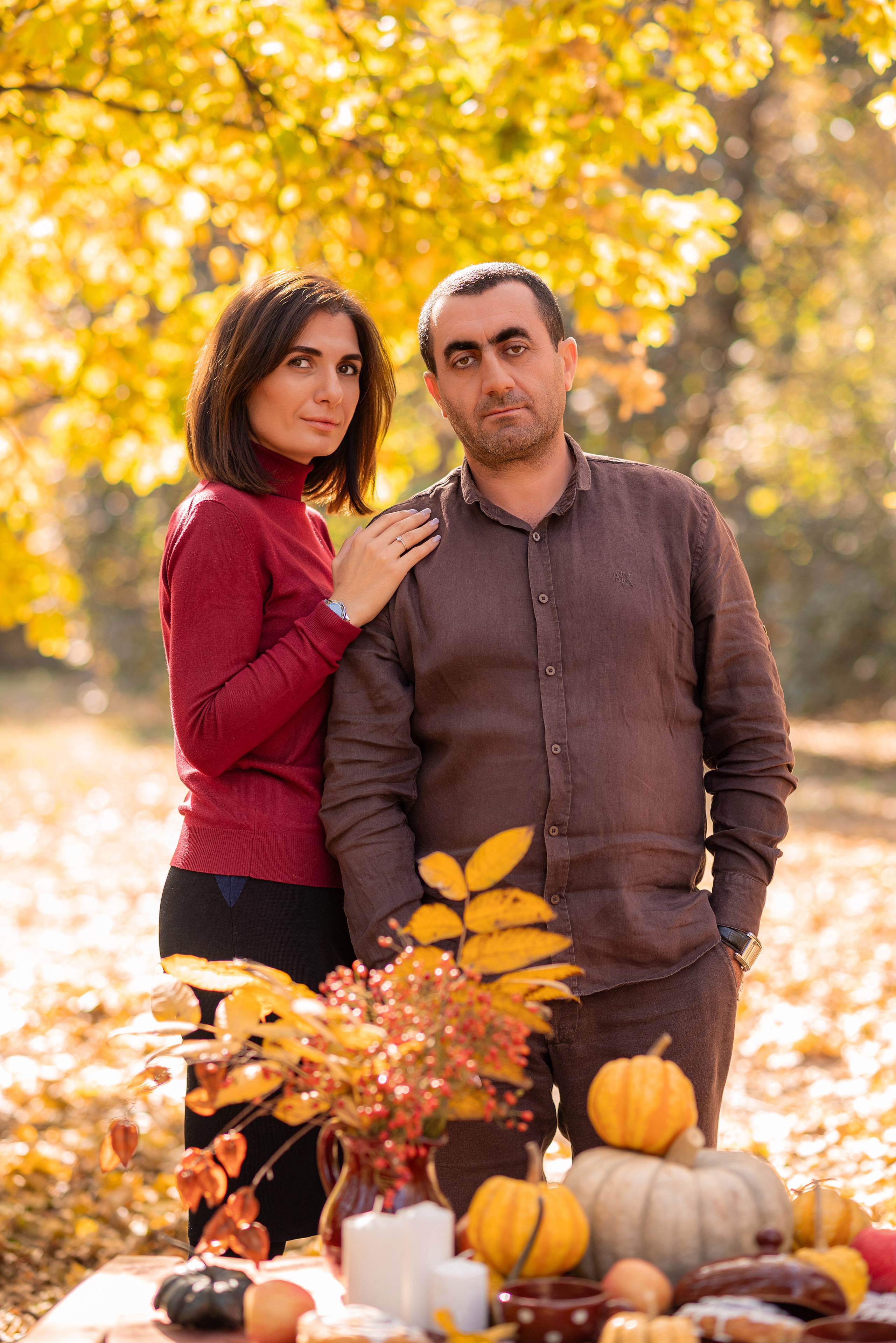 Осенние съемки на улице. Семейный фотограф в Краснодаре