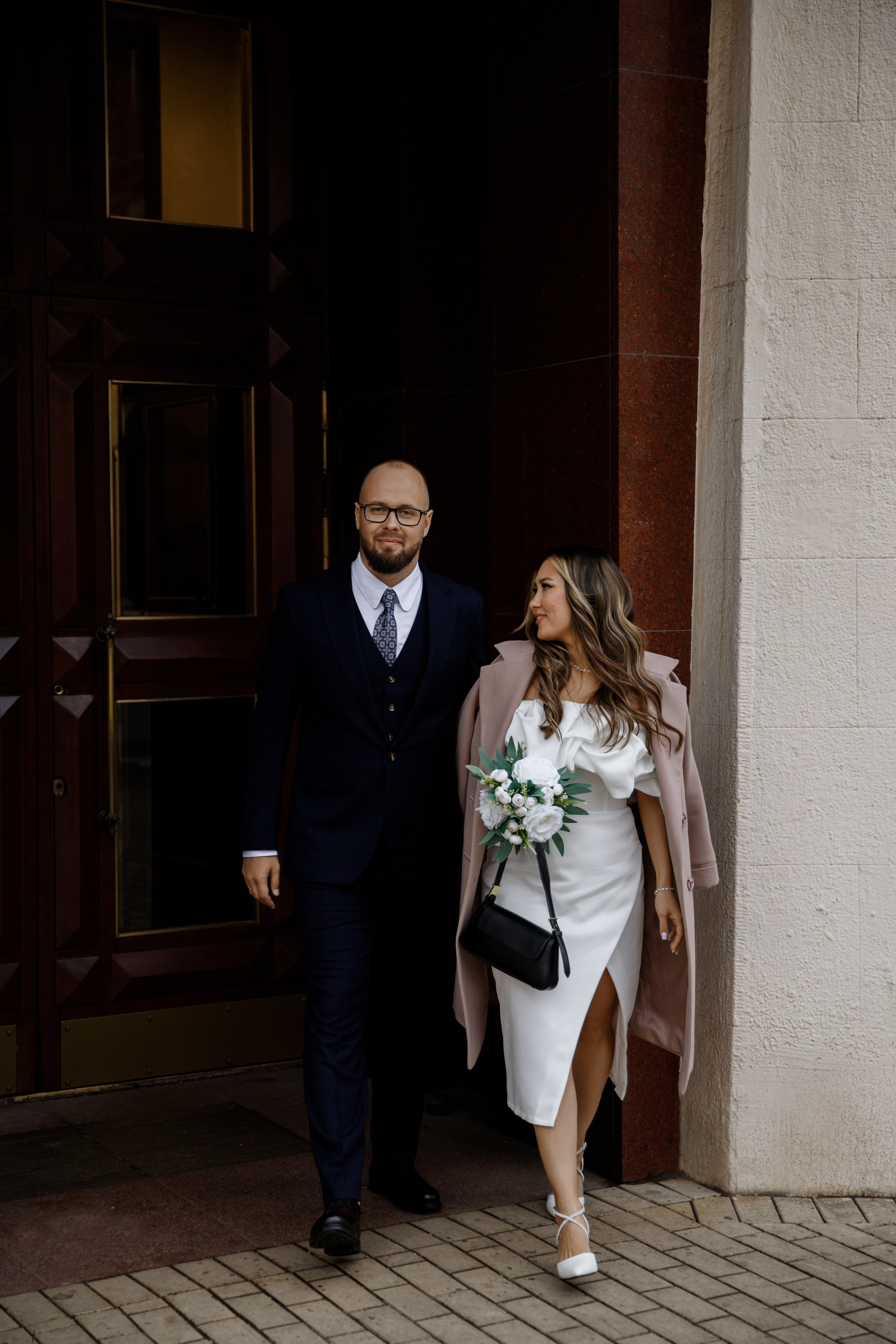 Свадебная регистрация в Кутузовском ЗАГС. Фотограф Александра Сыщенко