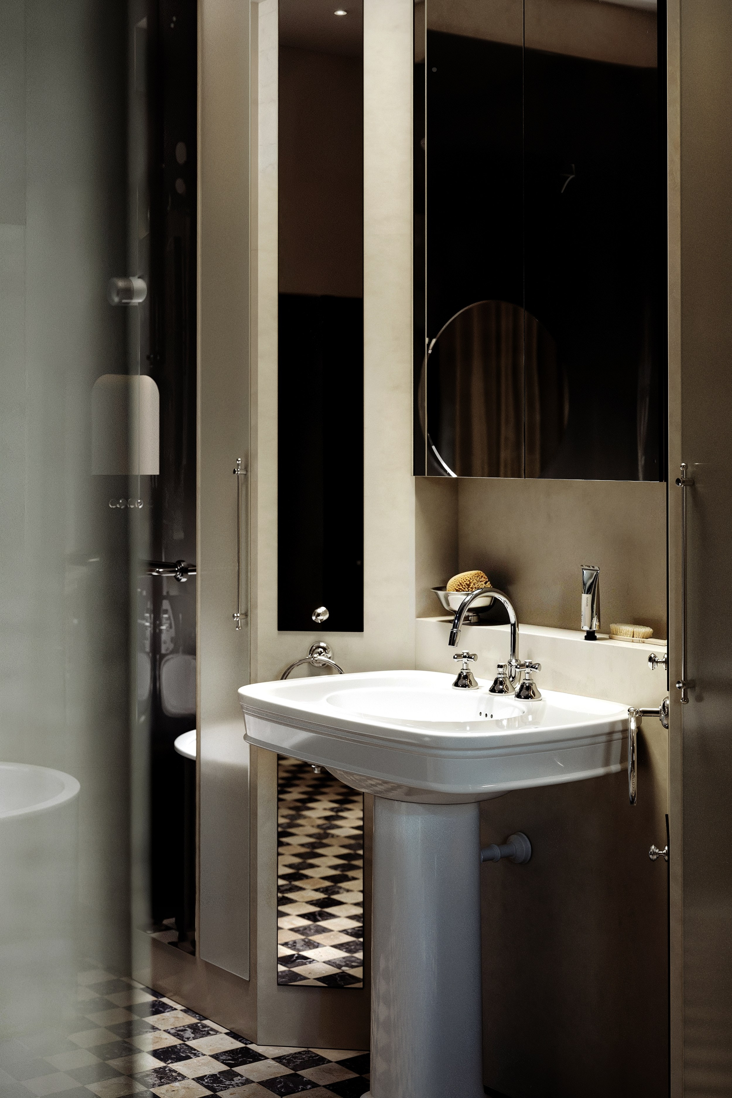 Bathroom «Le Miroir Infini». Визуализации Дизайн проектов