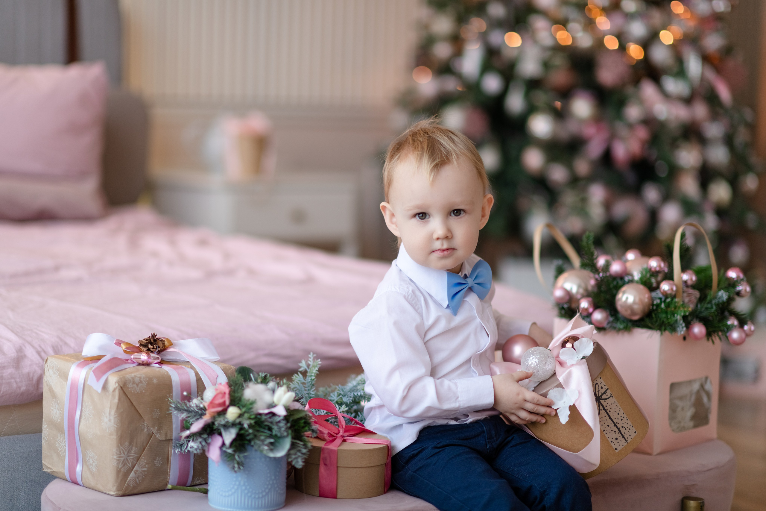 Новогодняя фотосессия для чудесной семьи. Свадебный и семейный фотограф в Санкт-Петербурге Олеся Еремеева