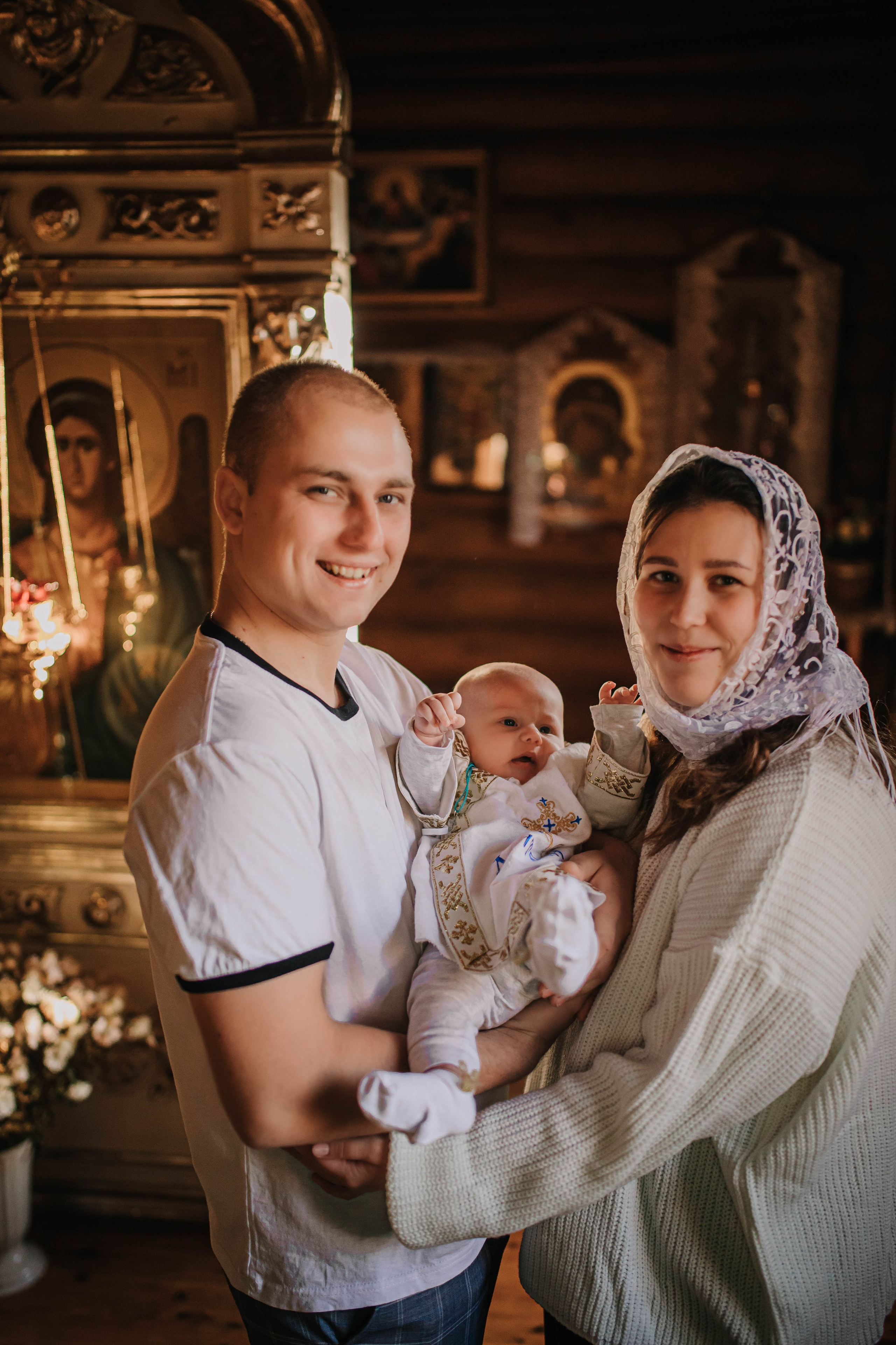 Крещение Дмитрия. Фотограф Дарья Маташкова