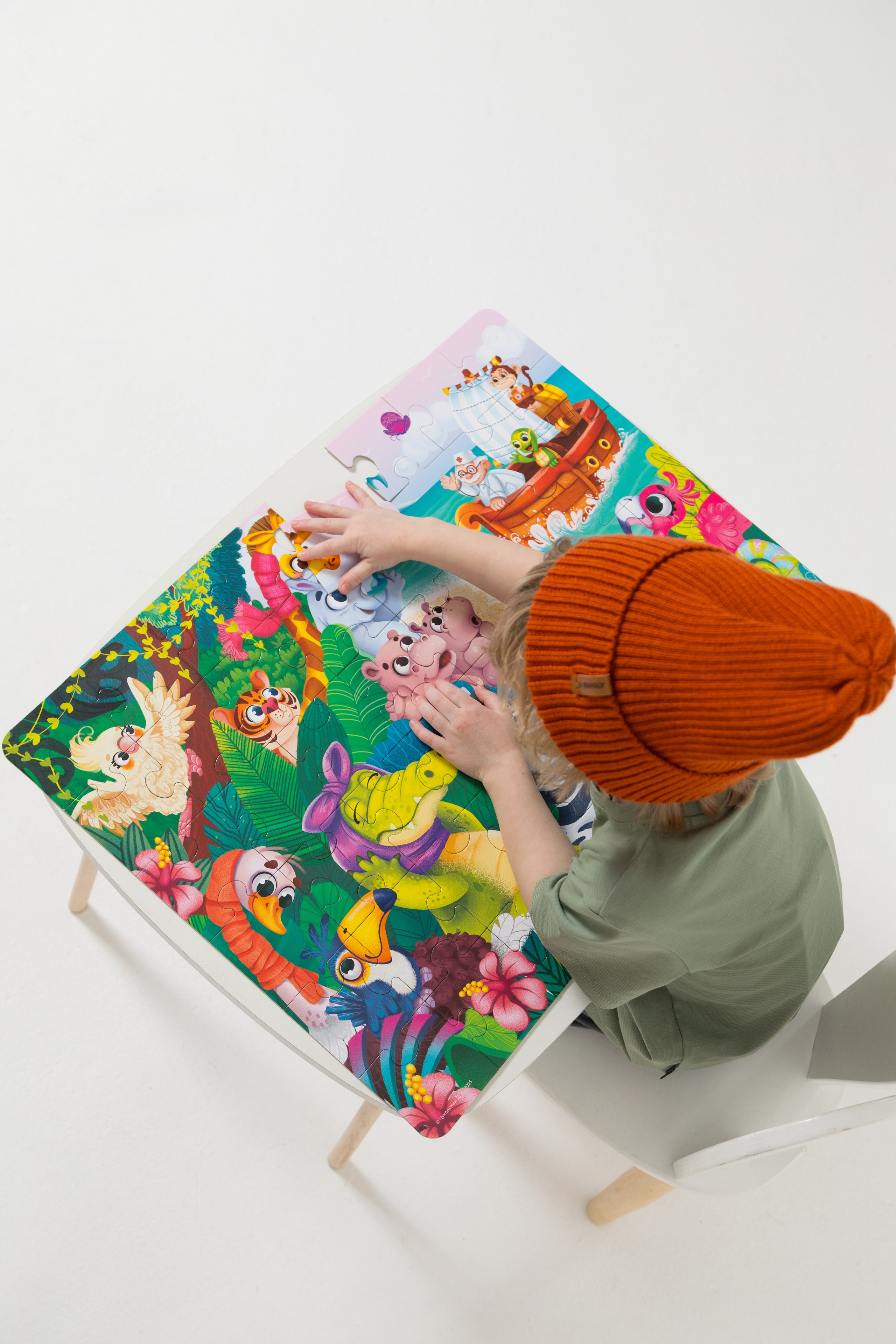 Имиджевая и каталожная съёмка для бренда детских пазлов. Детский и контент фотограф Надя Волкова Санкт-Петербург