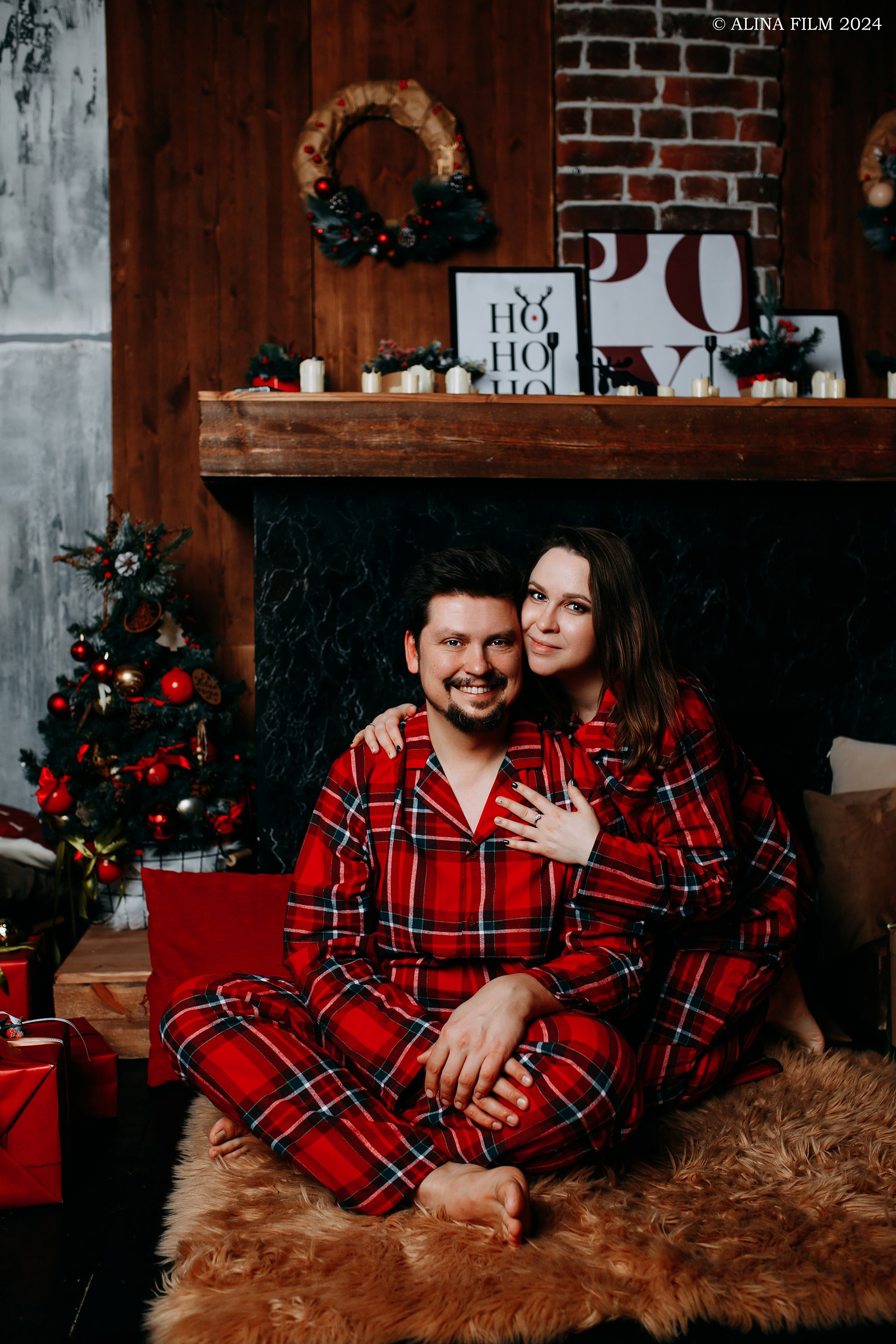 Студийная семейная фотосессия. Фотограф в Санкт-Петербурге Alina Film