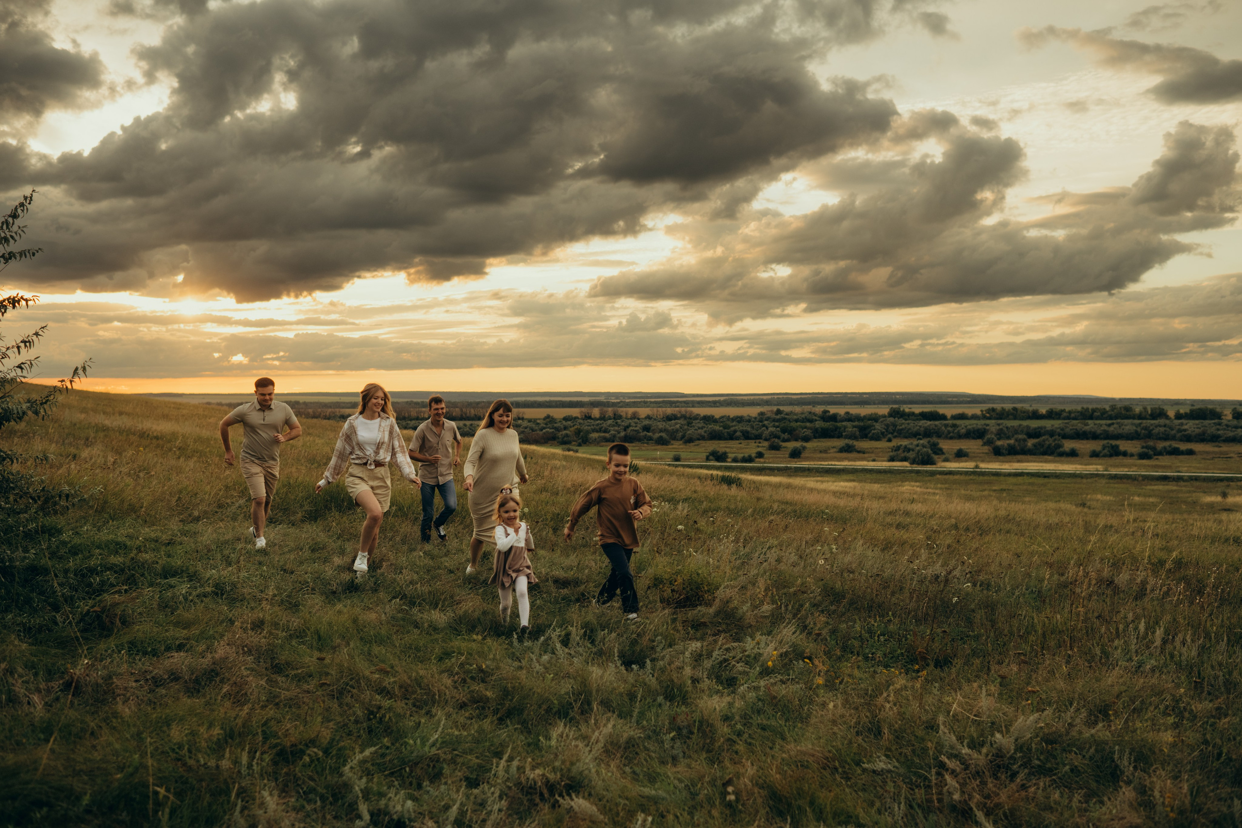 Даша Даня Ксюша Илья Саша и Ева. Свадебный и семейный фотограф в Самаре Головань Наталья