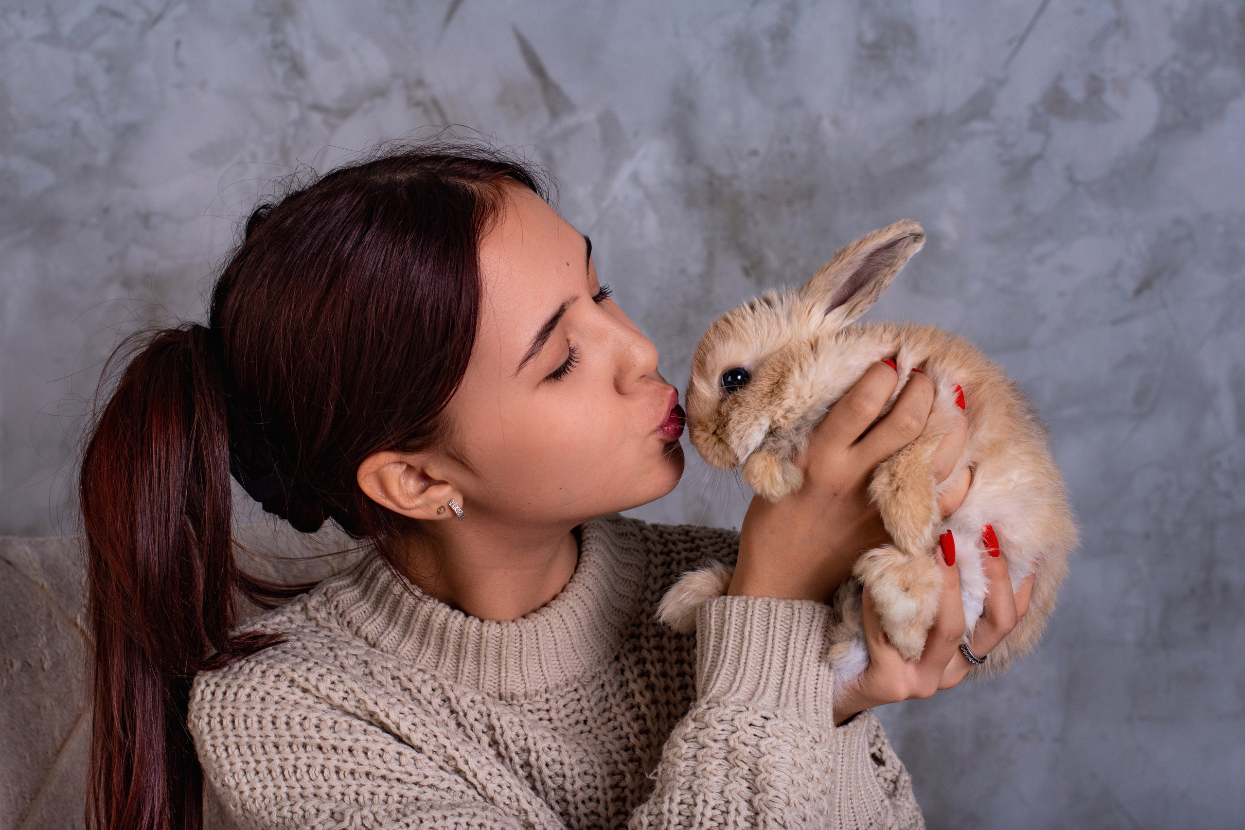 Дети и кролик. Детский фотограф в Новокузнецке Николай Чекалин