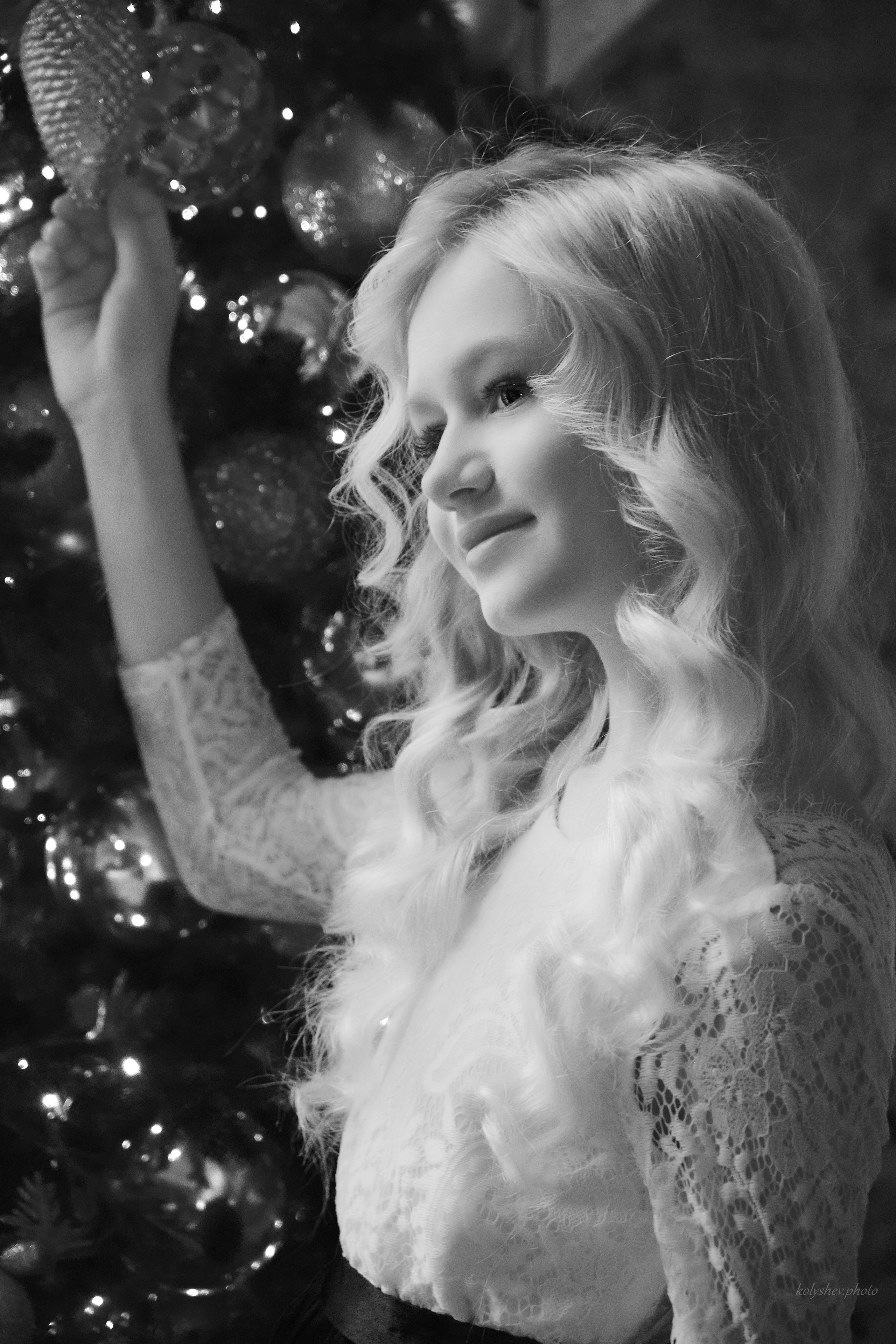 Новогодняя фотосессия для девушки в Москве