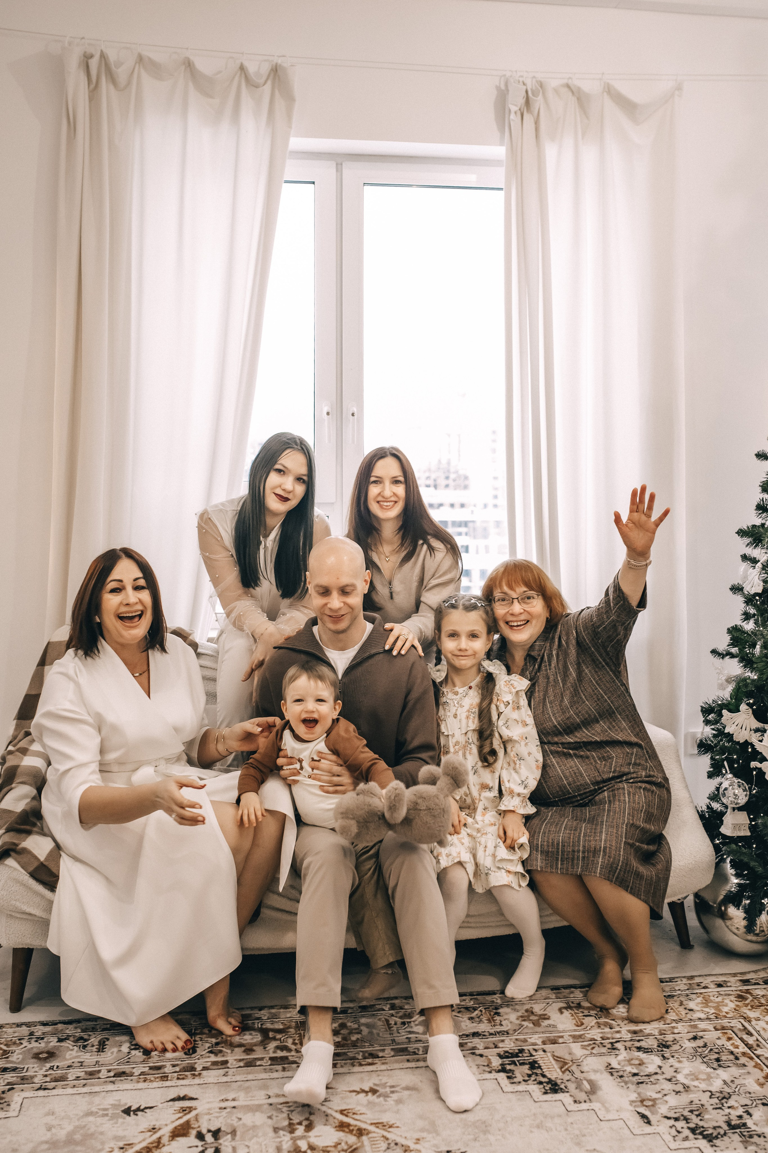 Рождество. Большая семья. Профессиональный фотограф, Москва |Видное Елена Елизарова