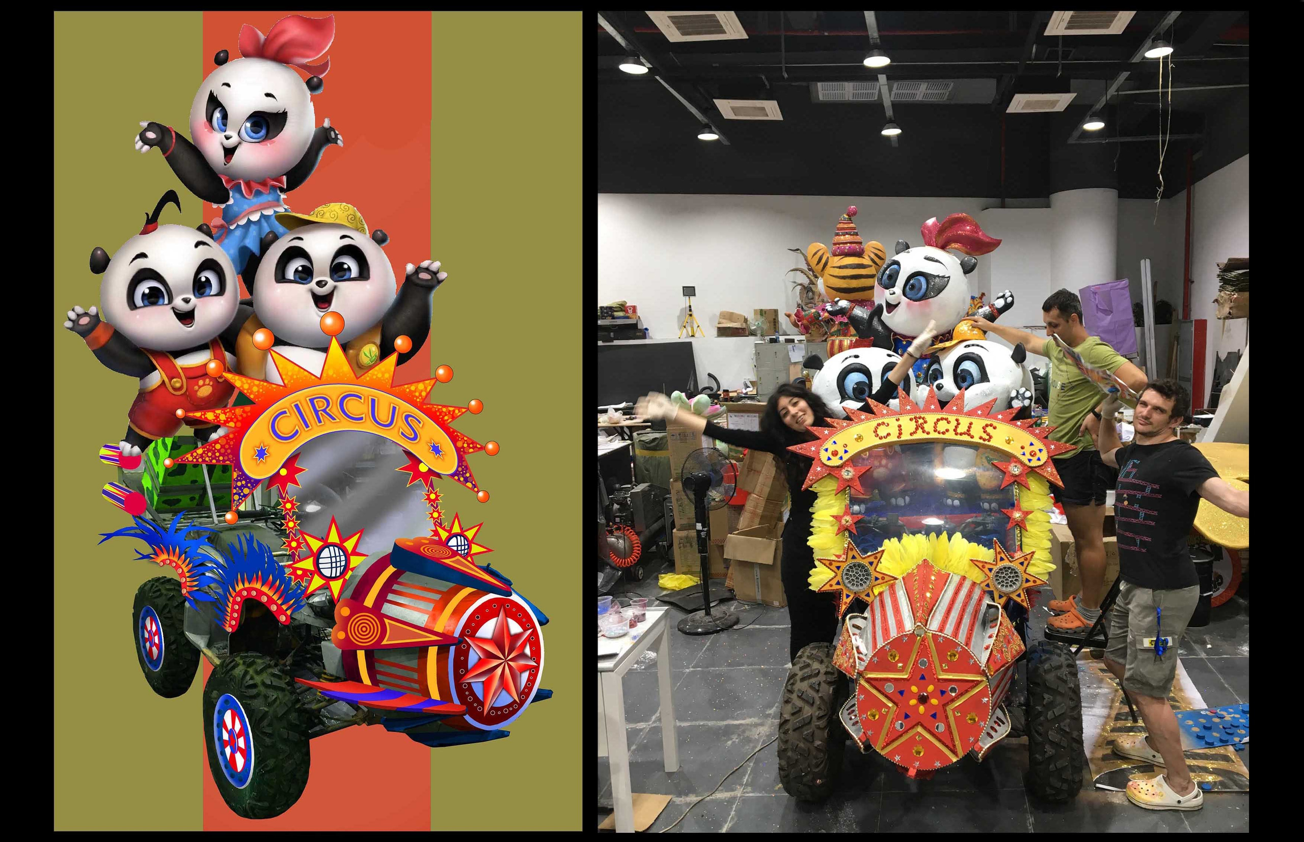 WORKSHOP. Munina Dina. Set design portfolio