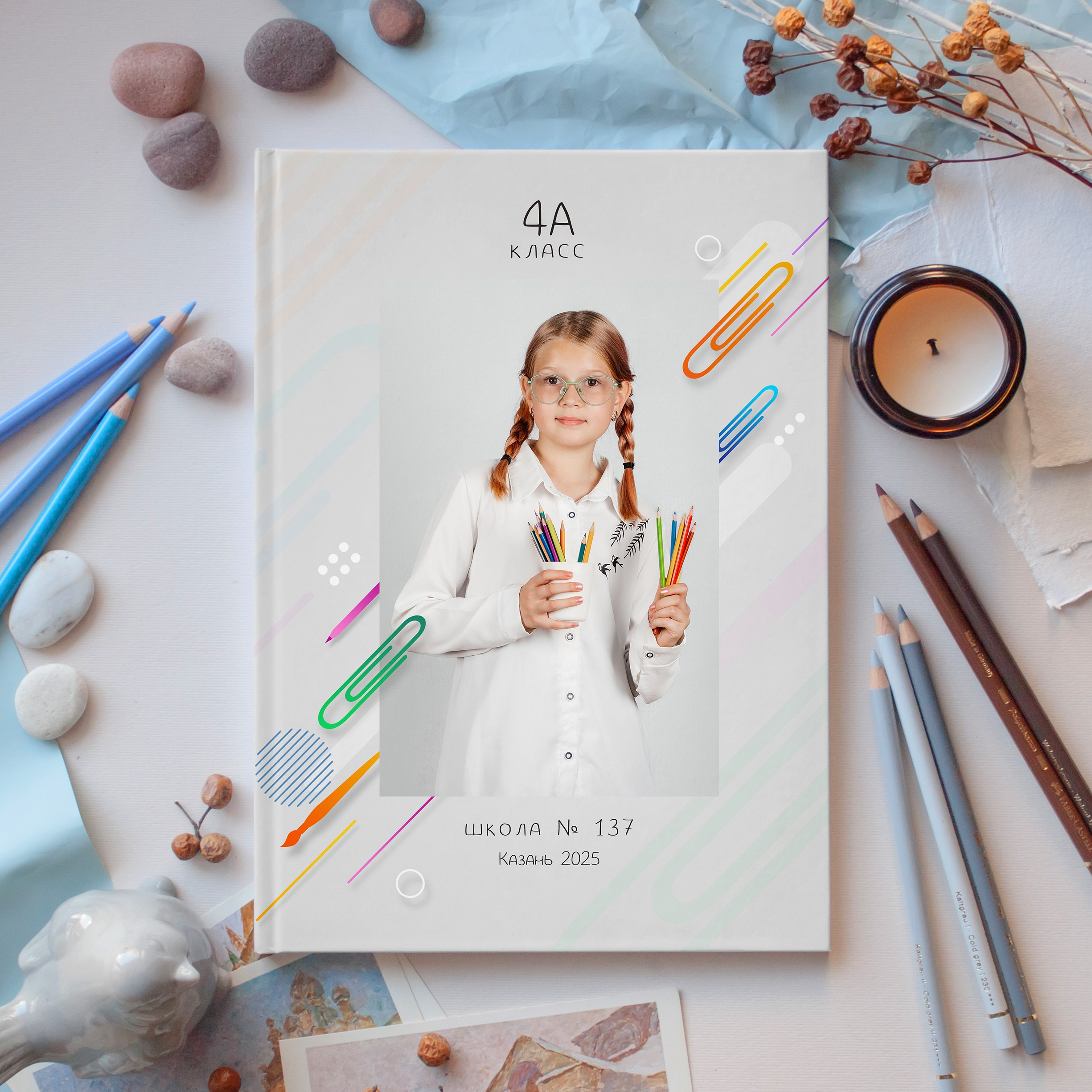 Альбомы для начальной школы. Выпускные фотоальбомы в Казани