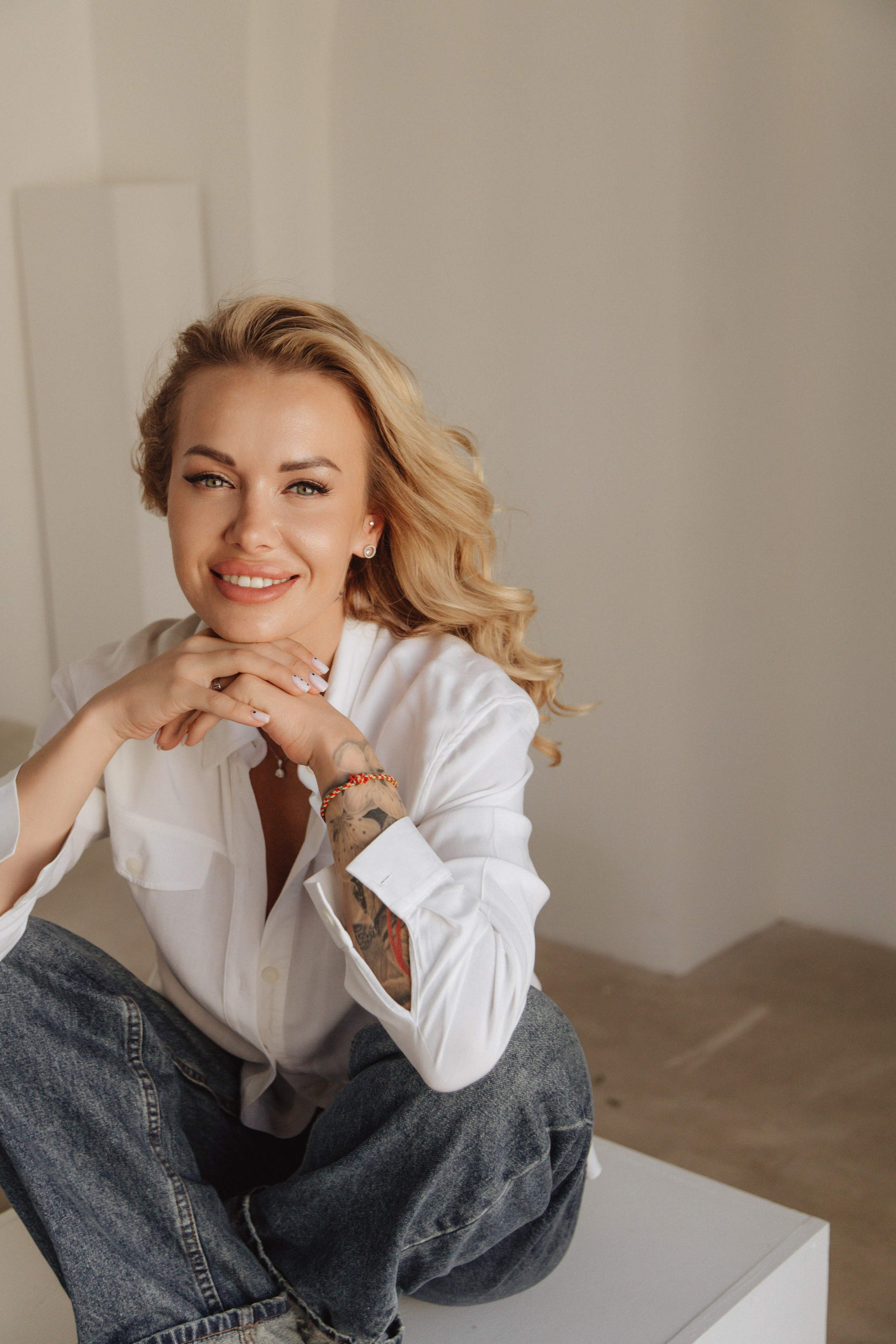 Олеся. Фотосессия на улице и в студии. Фотограф Ксения Третьякова, Санкт-Петербург