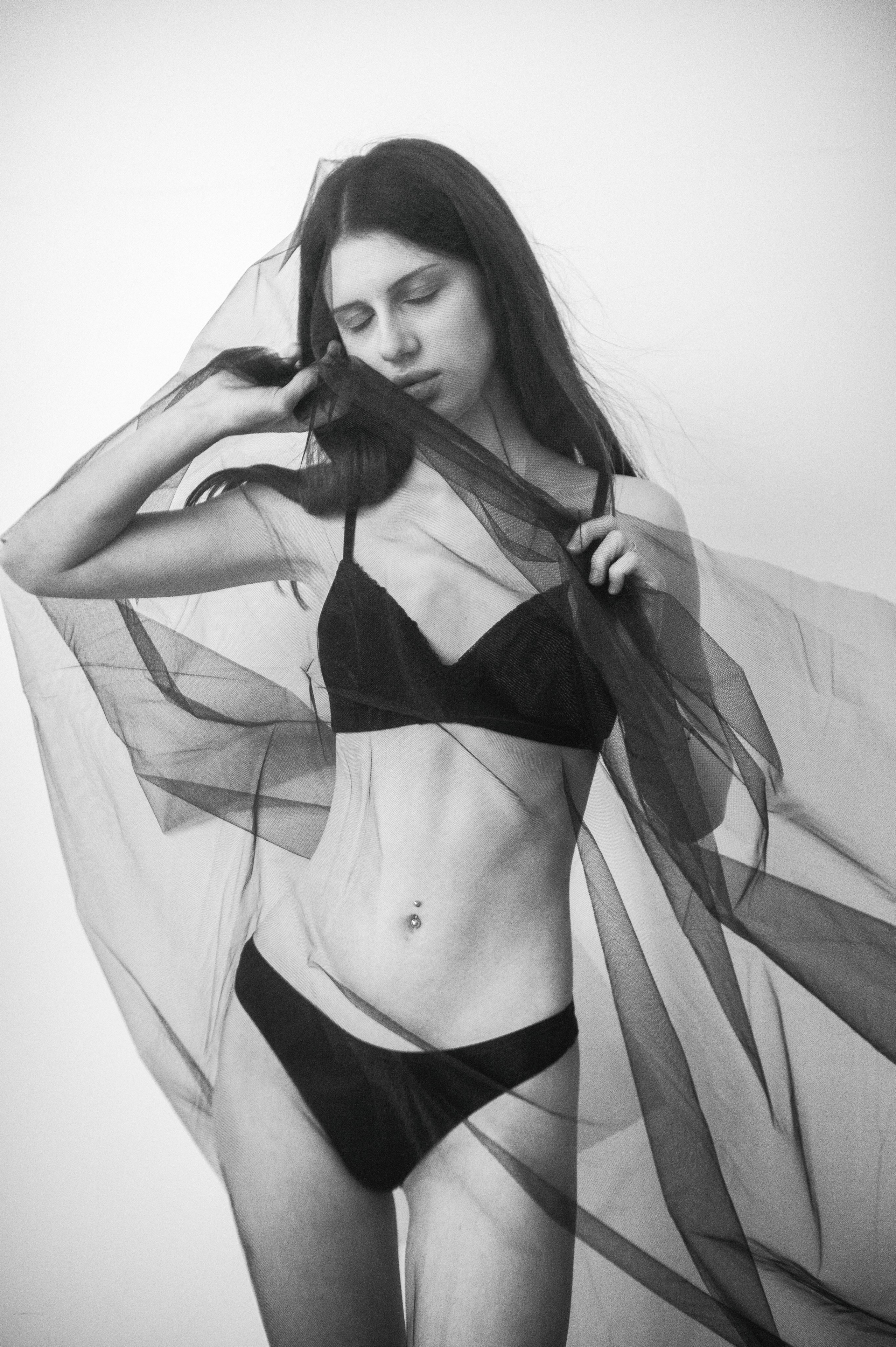 Черный фатин. Сергей Новиков Фотограф Москва