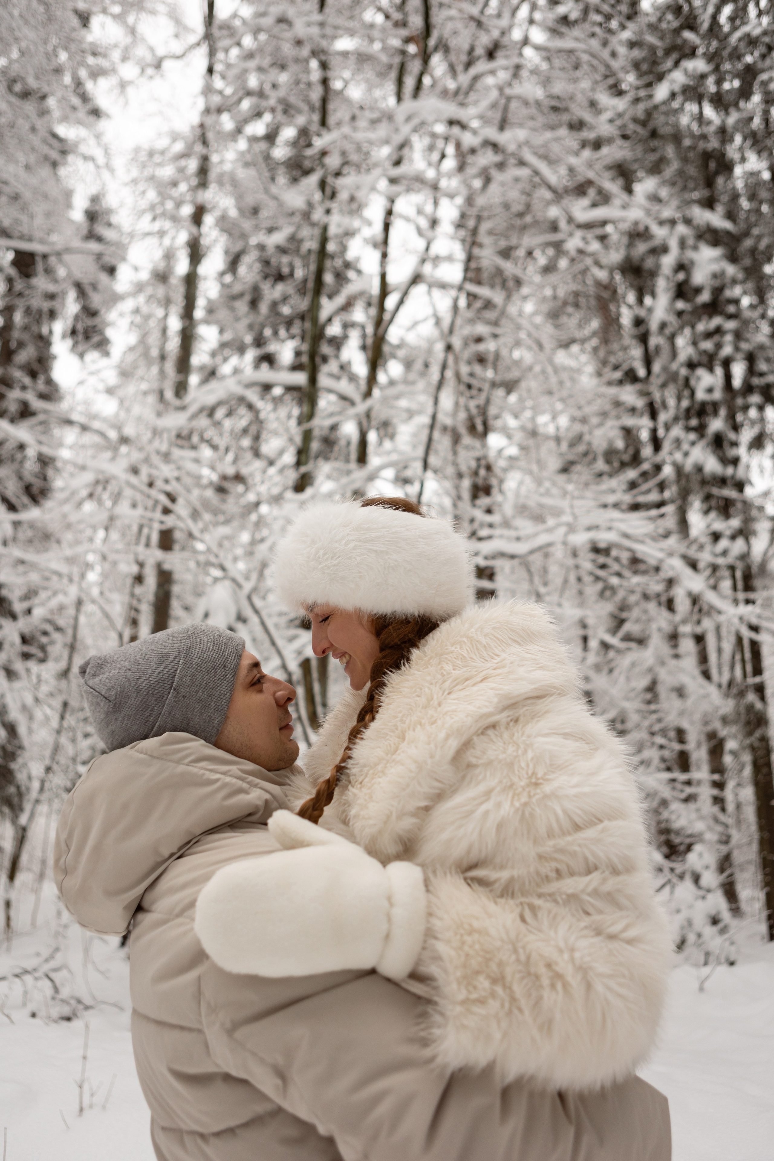 Новогодняя фотосессия с собачками в шуваловском парке. Свадебный фотограф в СПБ | Санкт-Петербурге Анастасия Рахимгулова