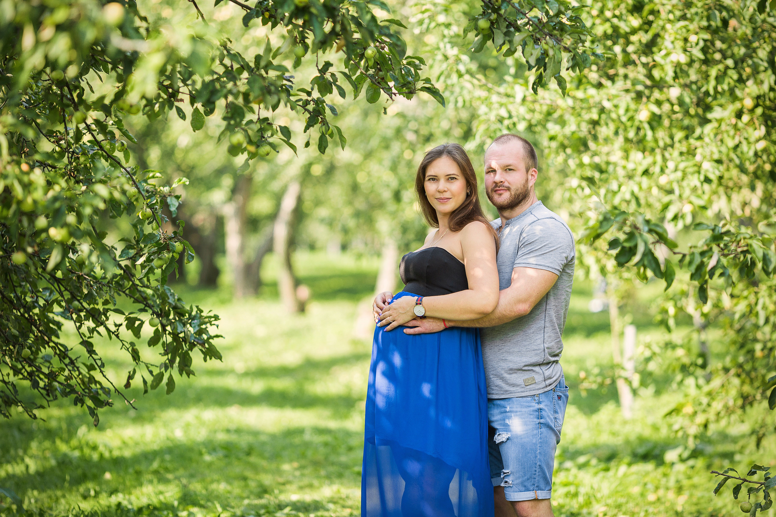 Наташа и Андрей. Фотограф на Крещение, семейный фотограф в Москве
