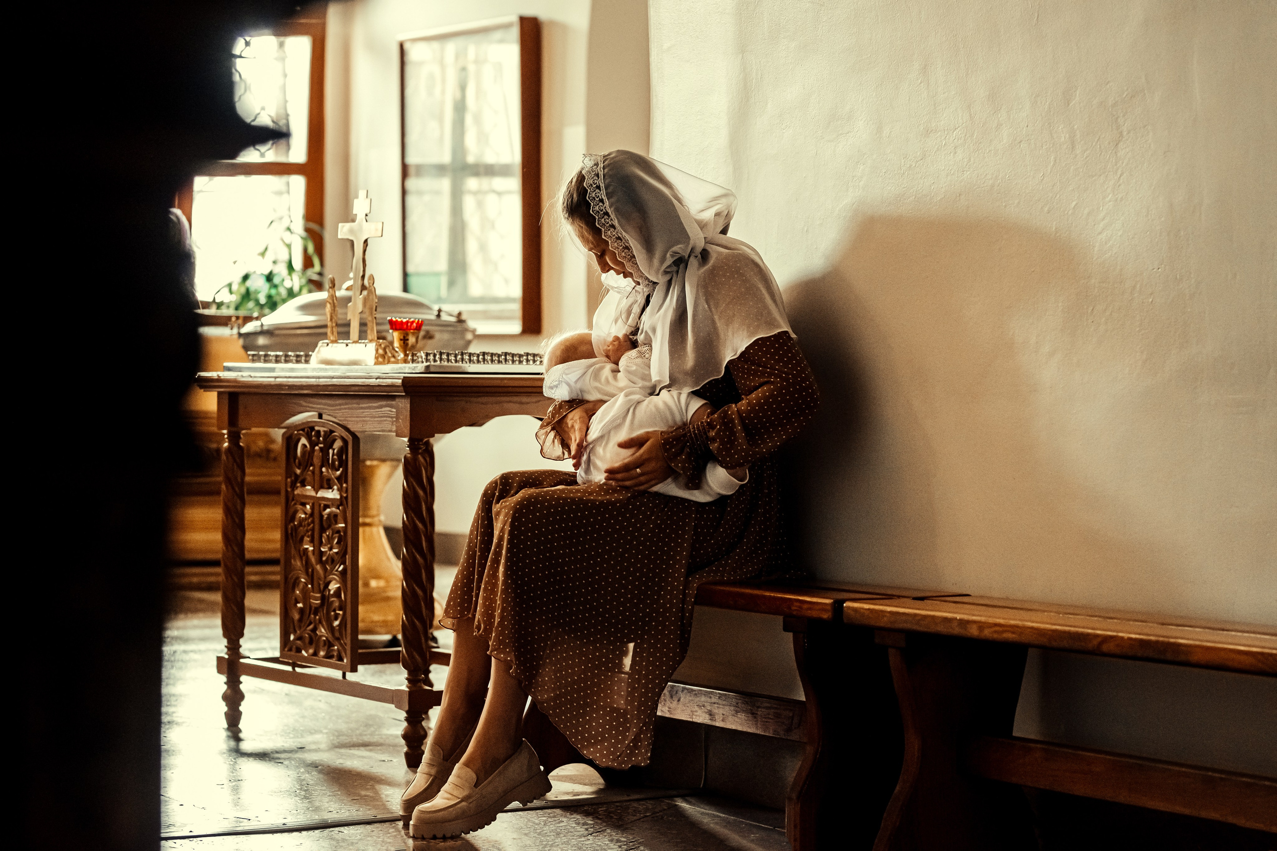 Таинство Крещения Захара. Фотограф Таинств Крещения и Венчания в г. Курске