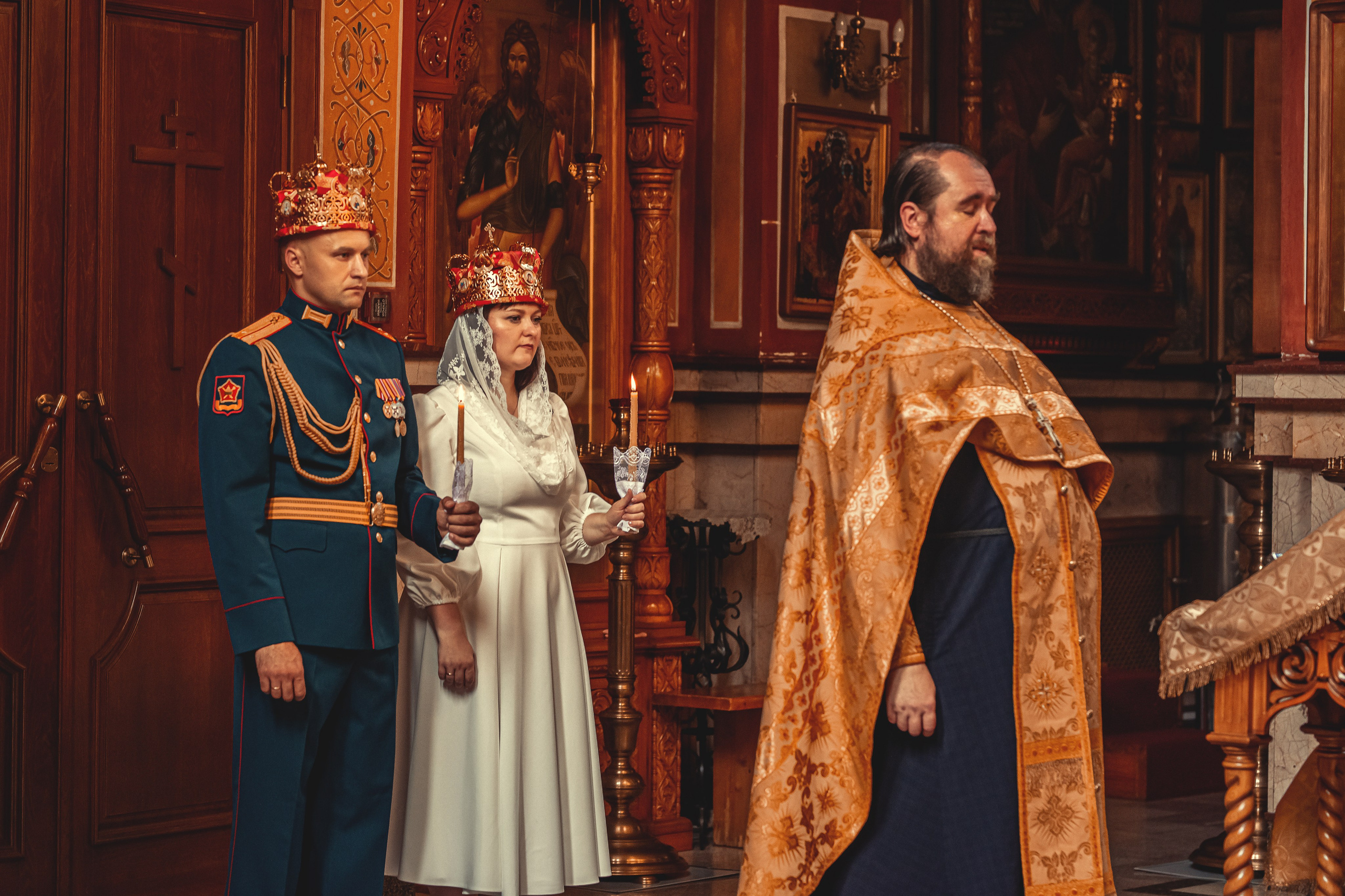 Таинство Венчания Андрея и Карины. Фотограф Таинств Крещения и Венчания в г. Курске