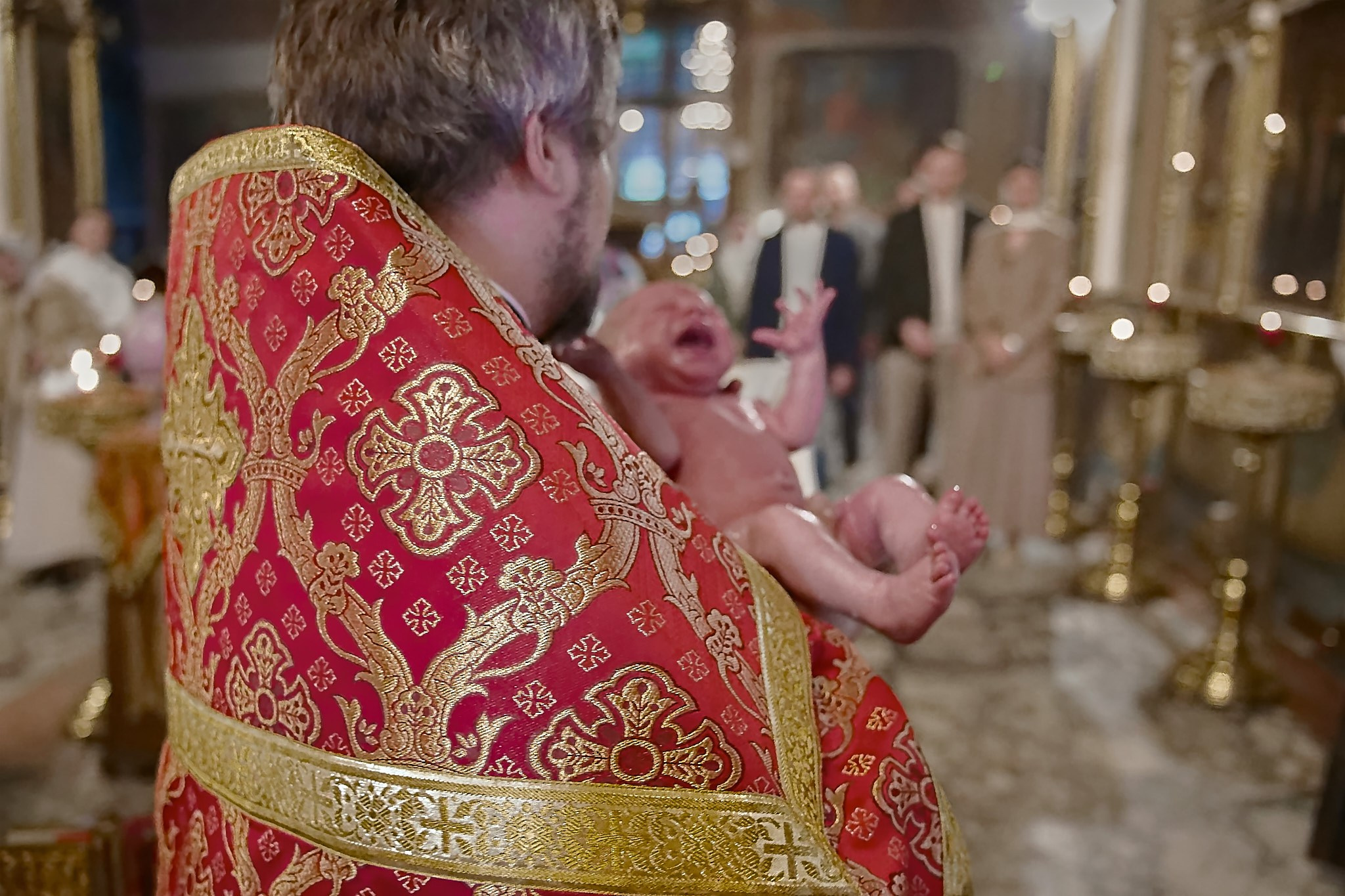 Таинство Крещения на Светлой Седмице. Фотограф в Москве